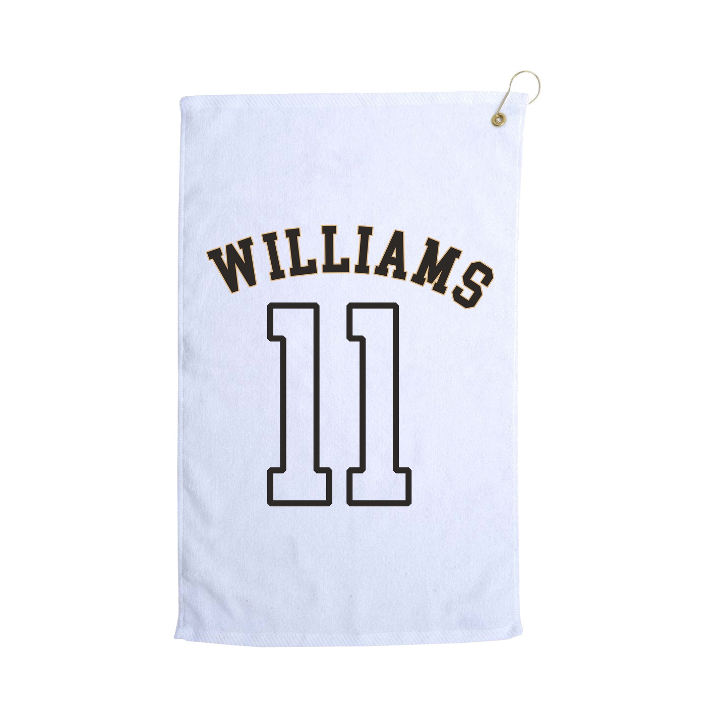 Golf Towel — Shirsey Arch in White