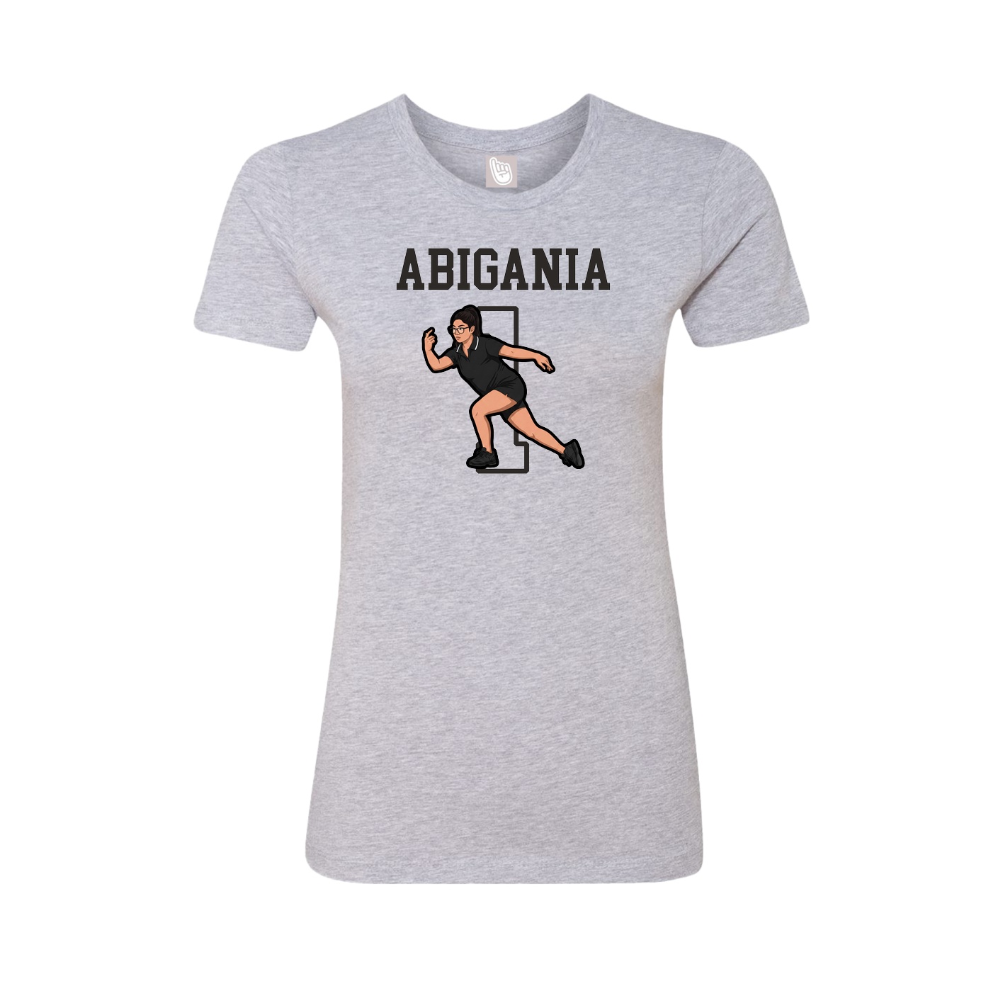 Fitted Women's Tee — Shirsey in Grey