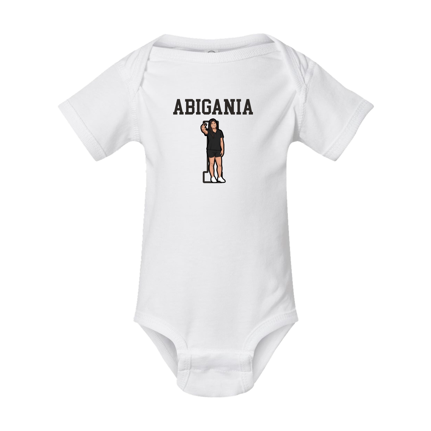 Baby Onesie — Shirsey in White