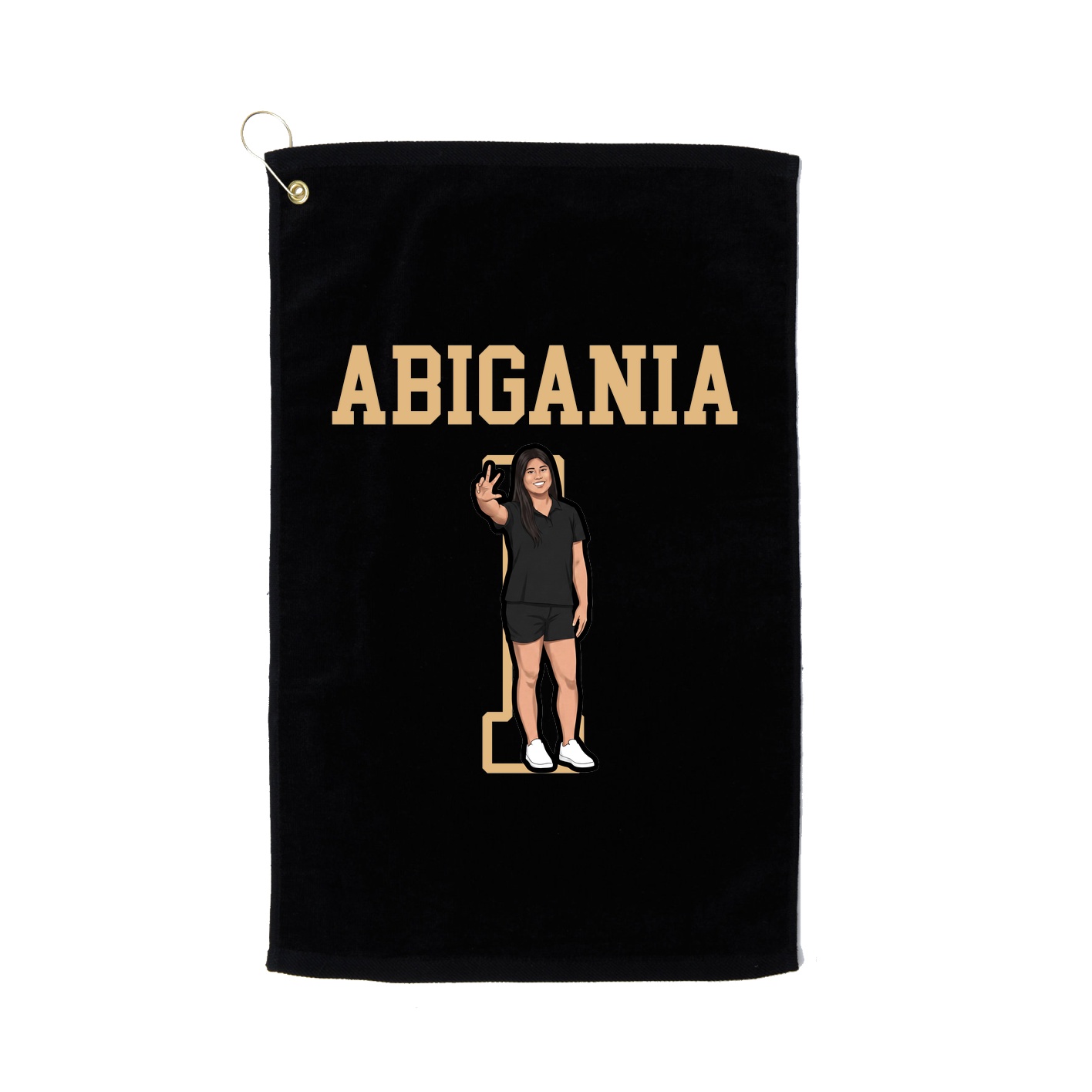 Golf Towel — Shirsey in Black