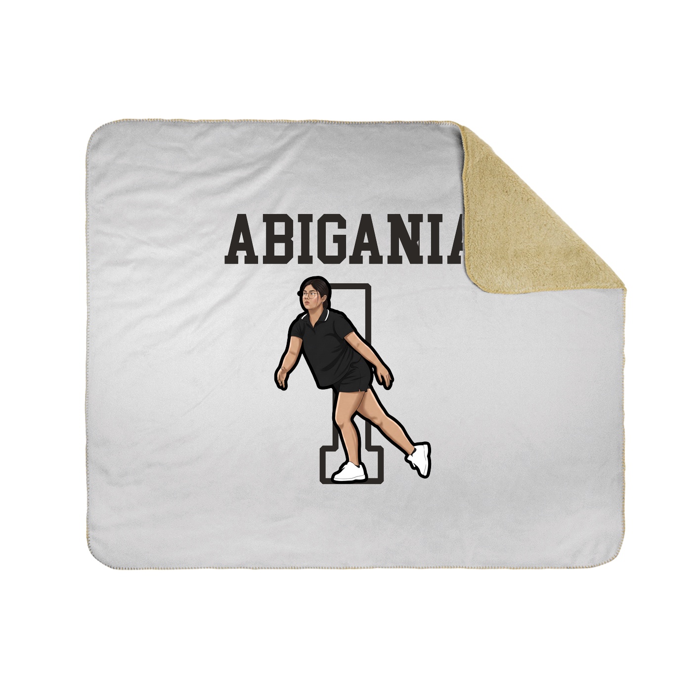 Throw Blanket — Shirsey in White