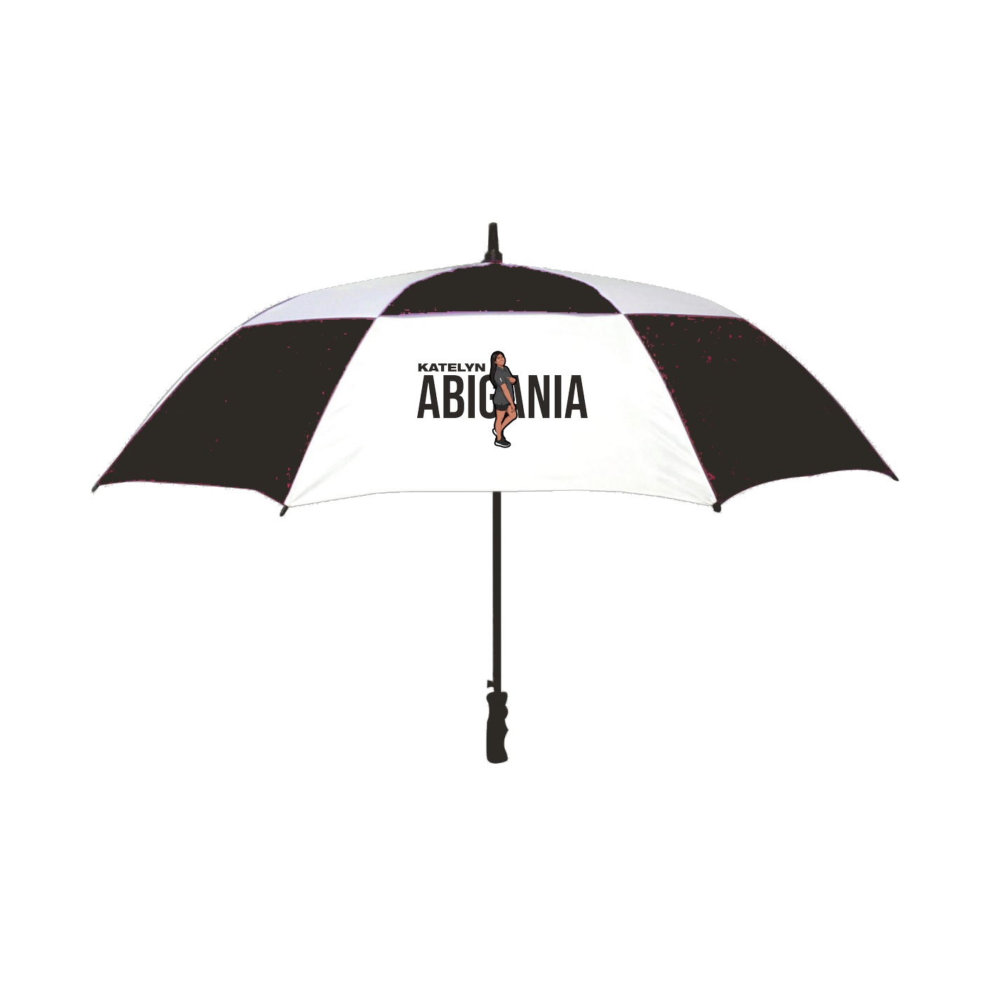 Golf Umbrella — Player Name in Black