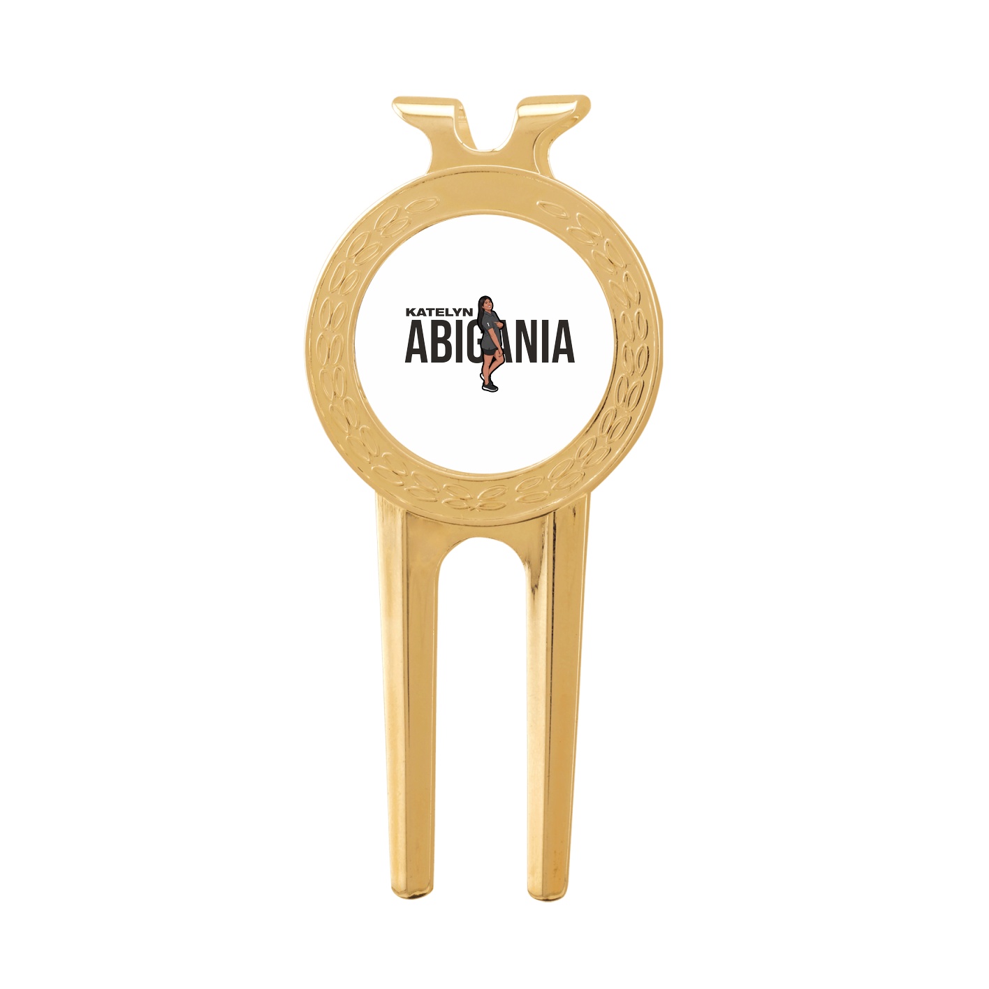 Divot Tool with Ball Marker — Player Name in Classic