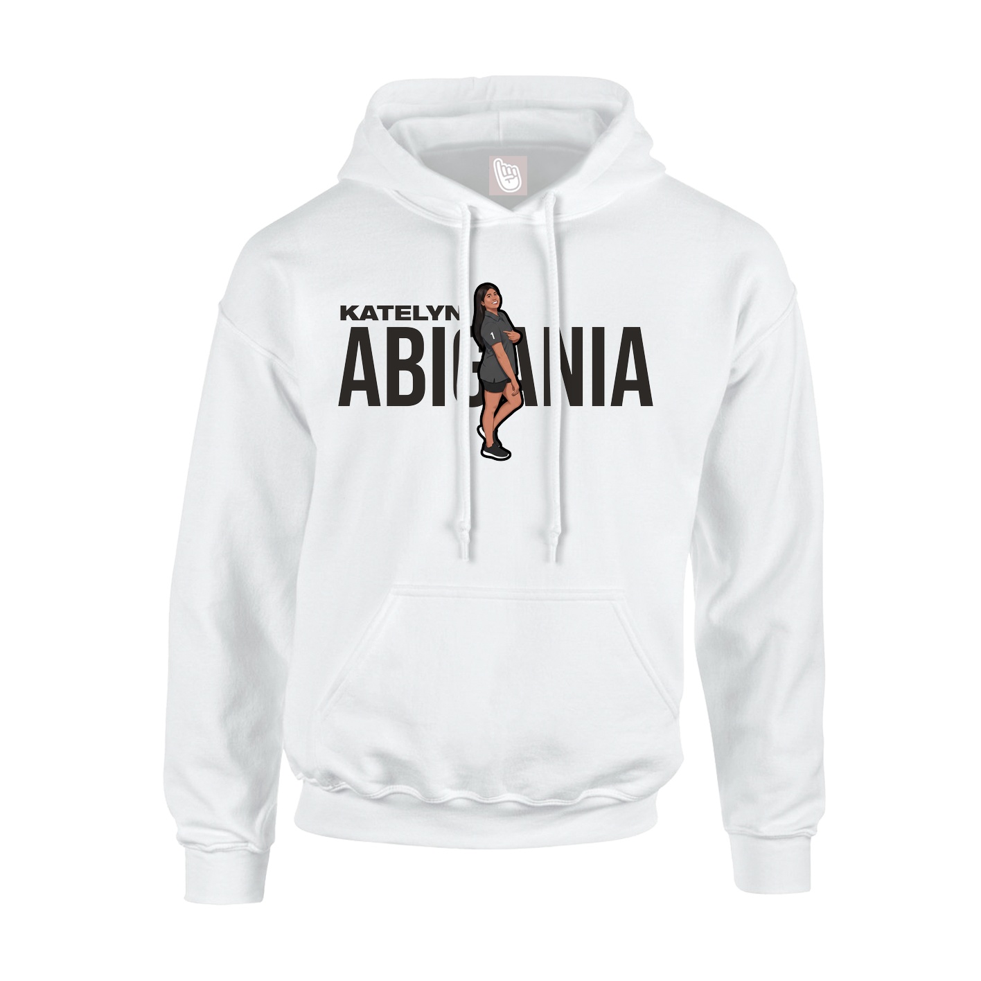 Hoodie — Player Name in White