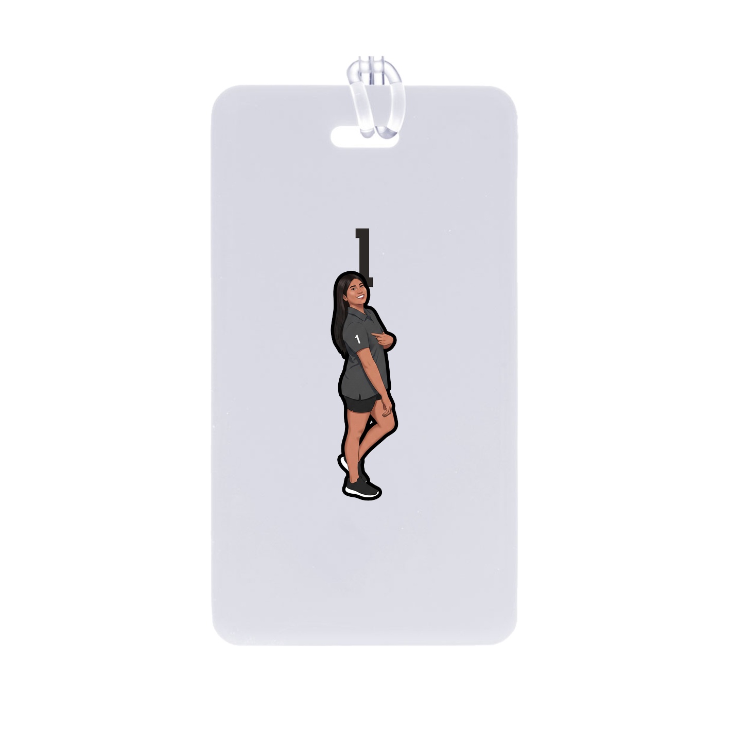 Bag Tag — Number Top in Classic