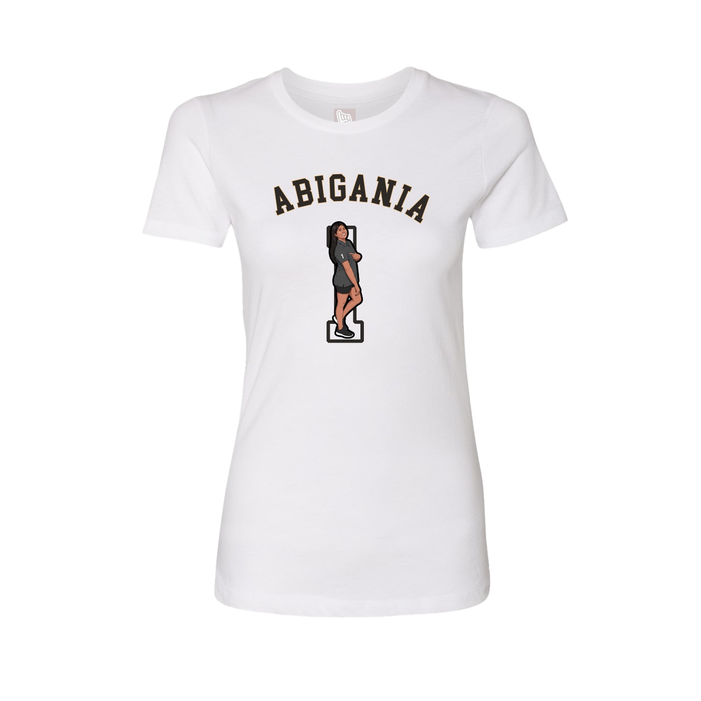 Womens Tee — Shirsey Arch in White