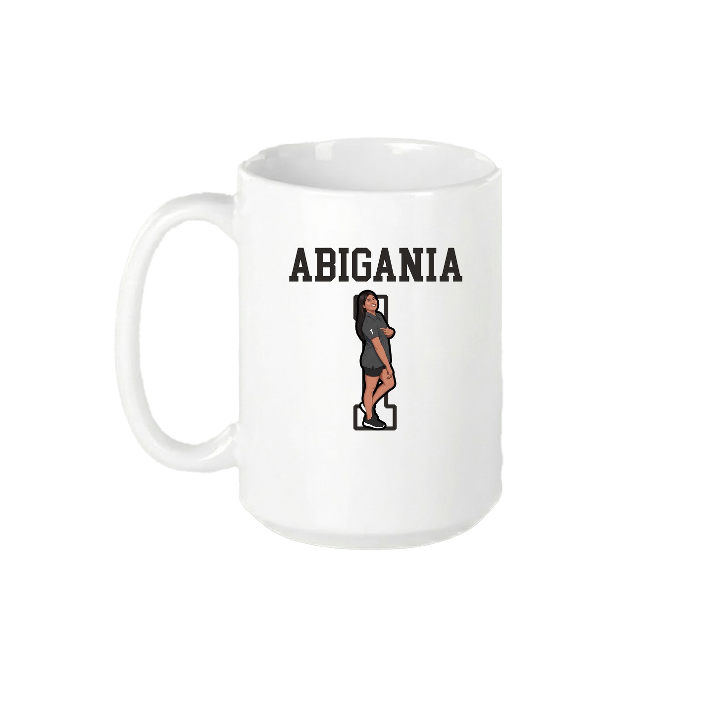 15oz Coffee Mug — Shirsey in White