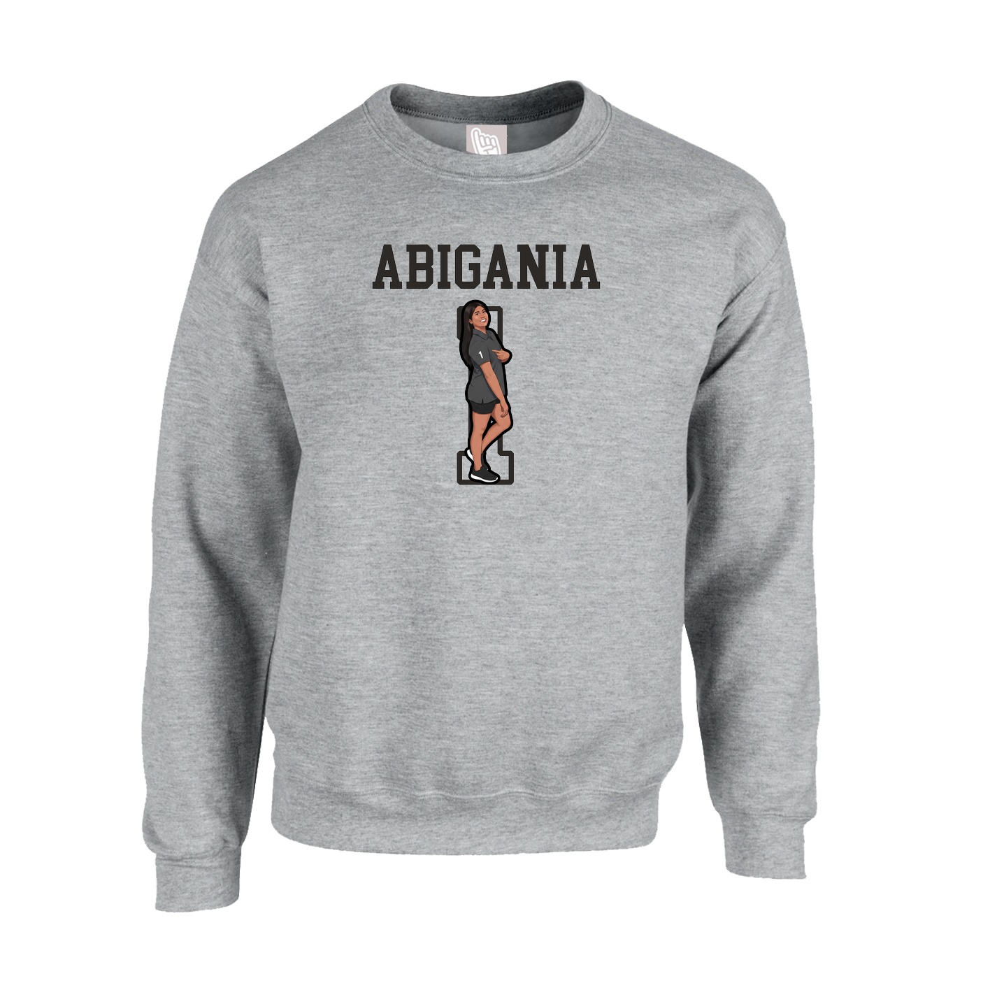 Fleece Crew — Shirsey in Grey