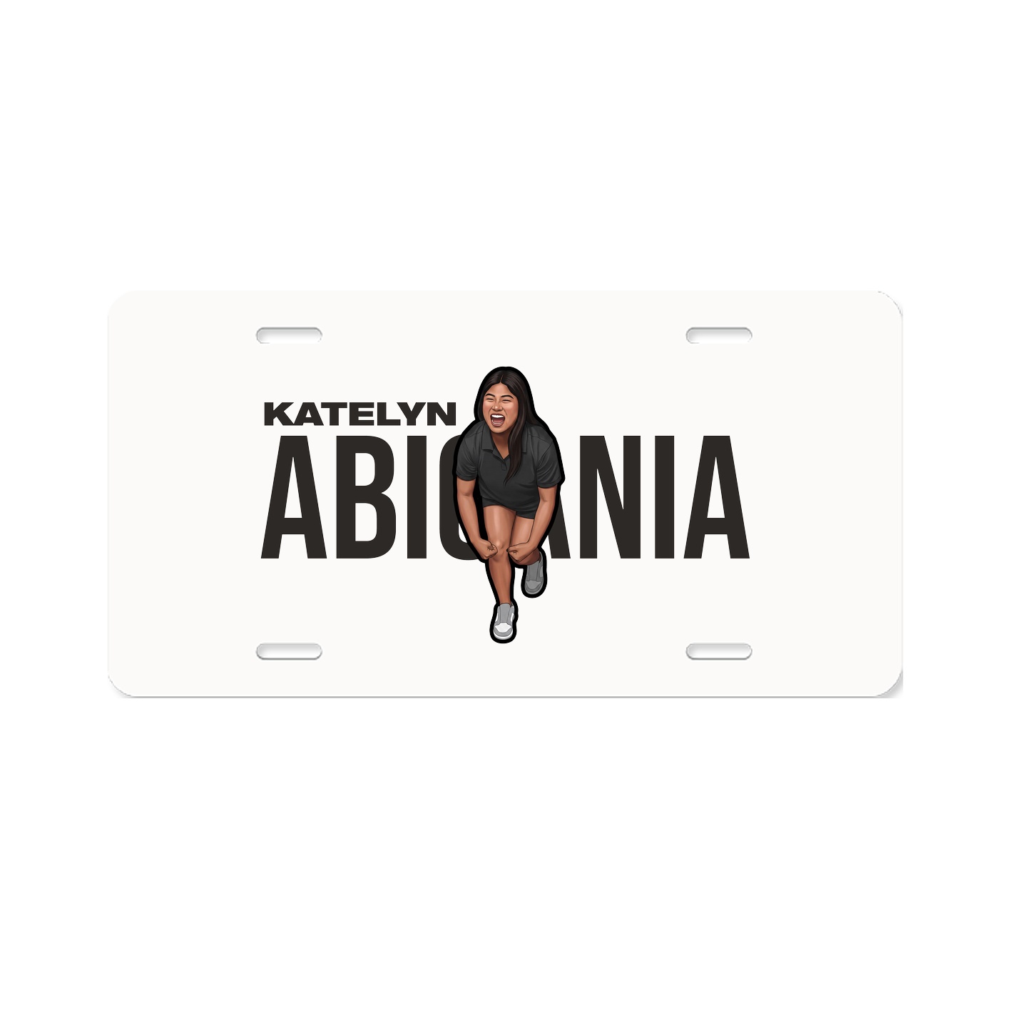 License Plate — Player Name in Classic