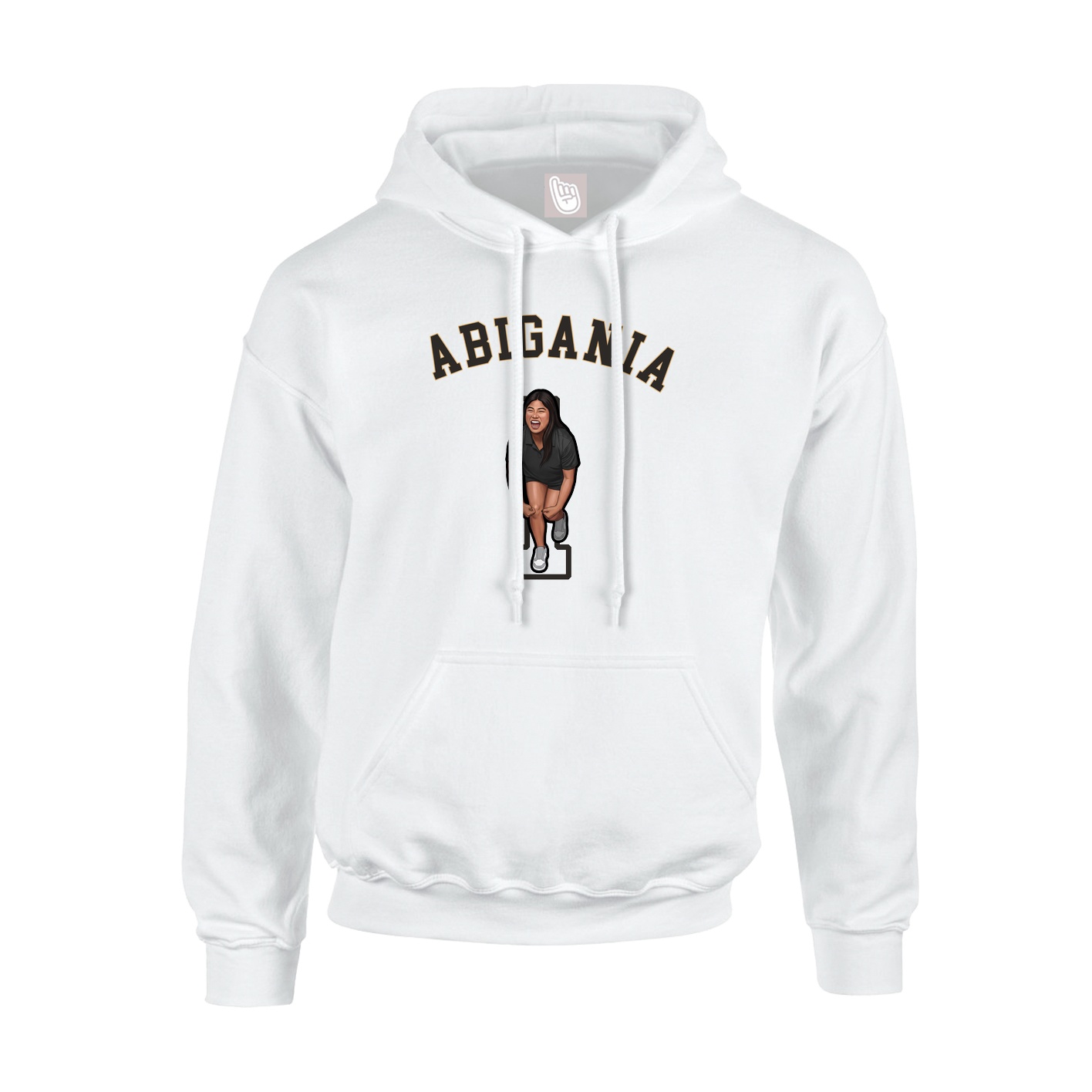 Youth Hoodie — Shirsey Arch in White