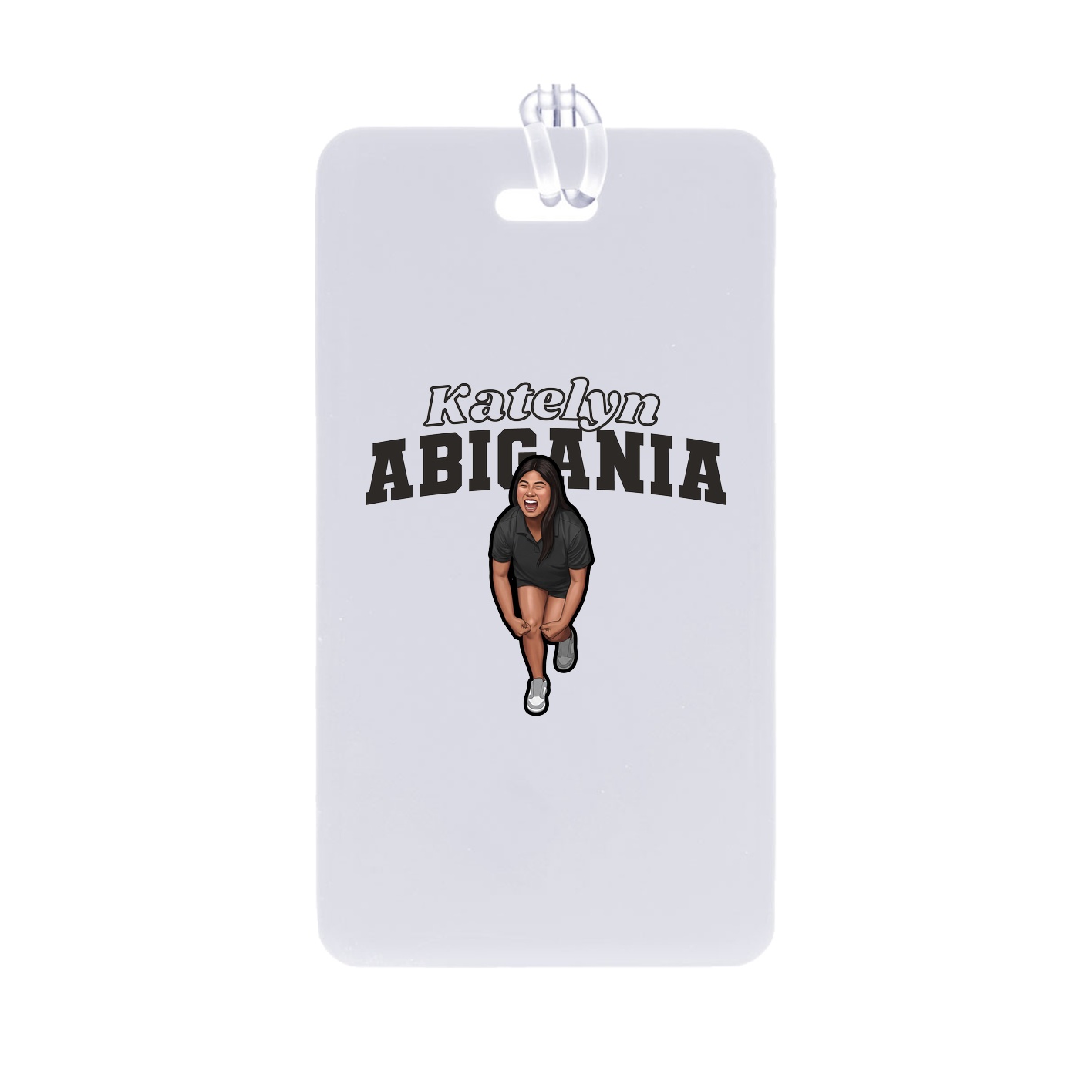 Bag Tag — Name Arch in Classic
