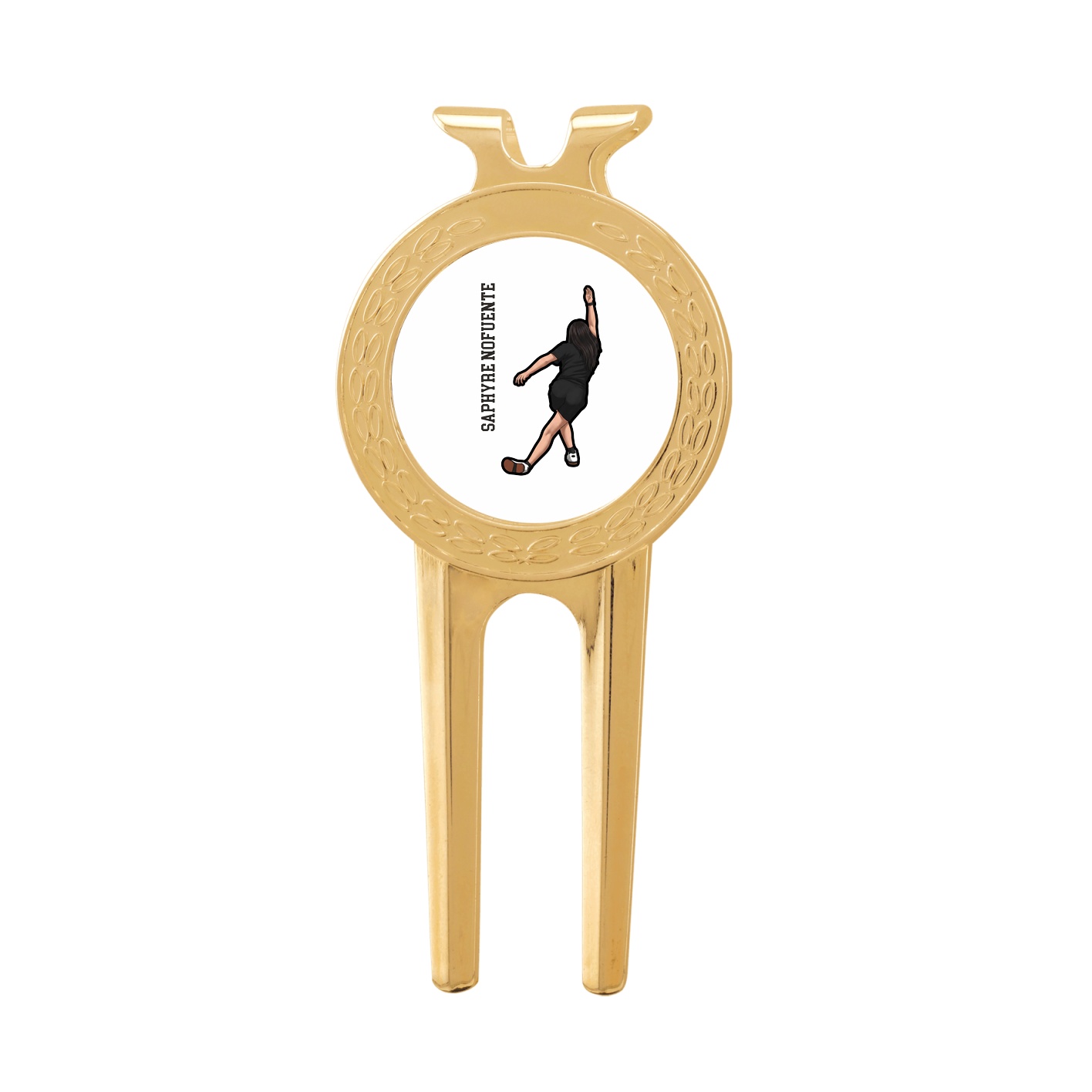 Divot Tool with Ball Marker — Name Vertical in Classic