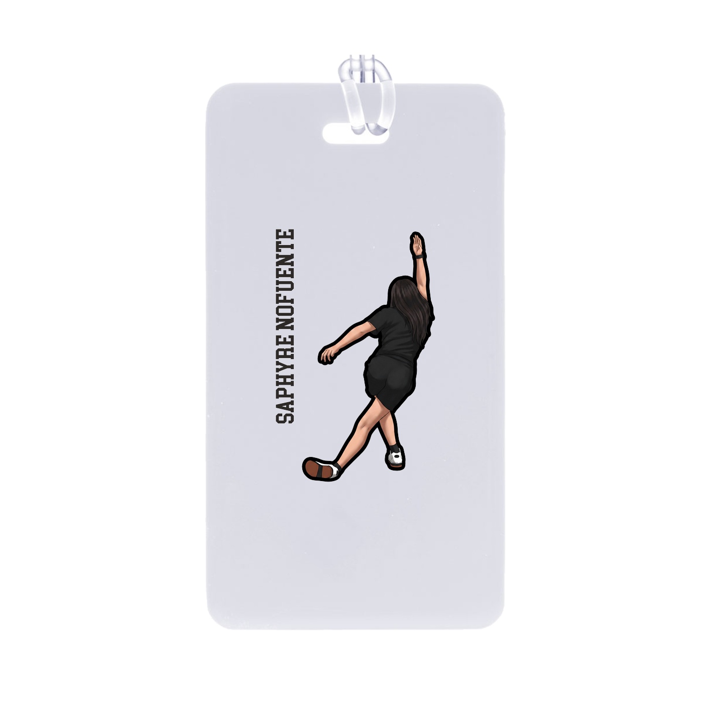 Bag Tag — Name Vertical in Classic