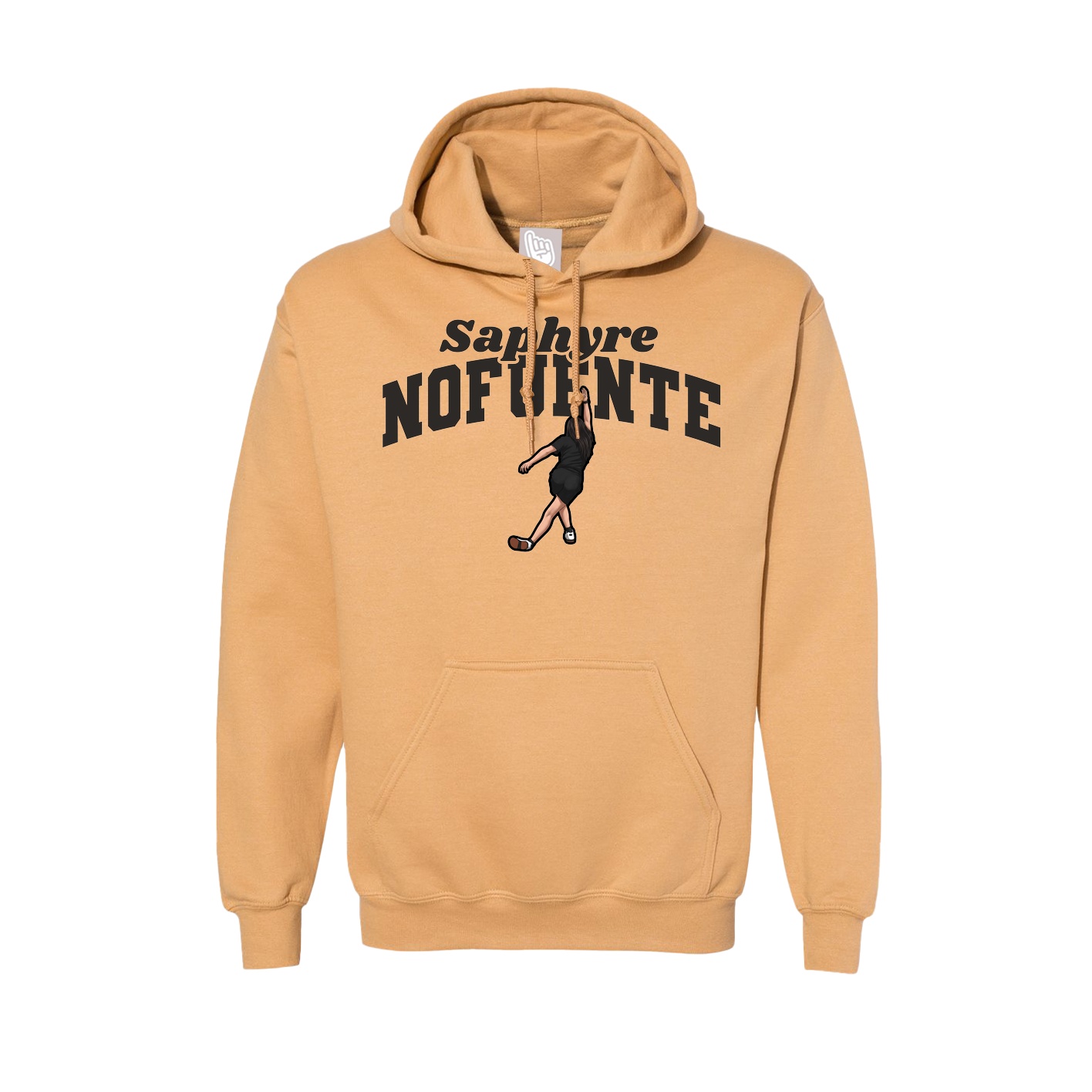 Hoodie — Signature Arch in Vegas Gold