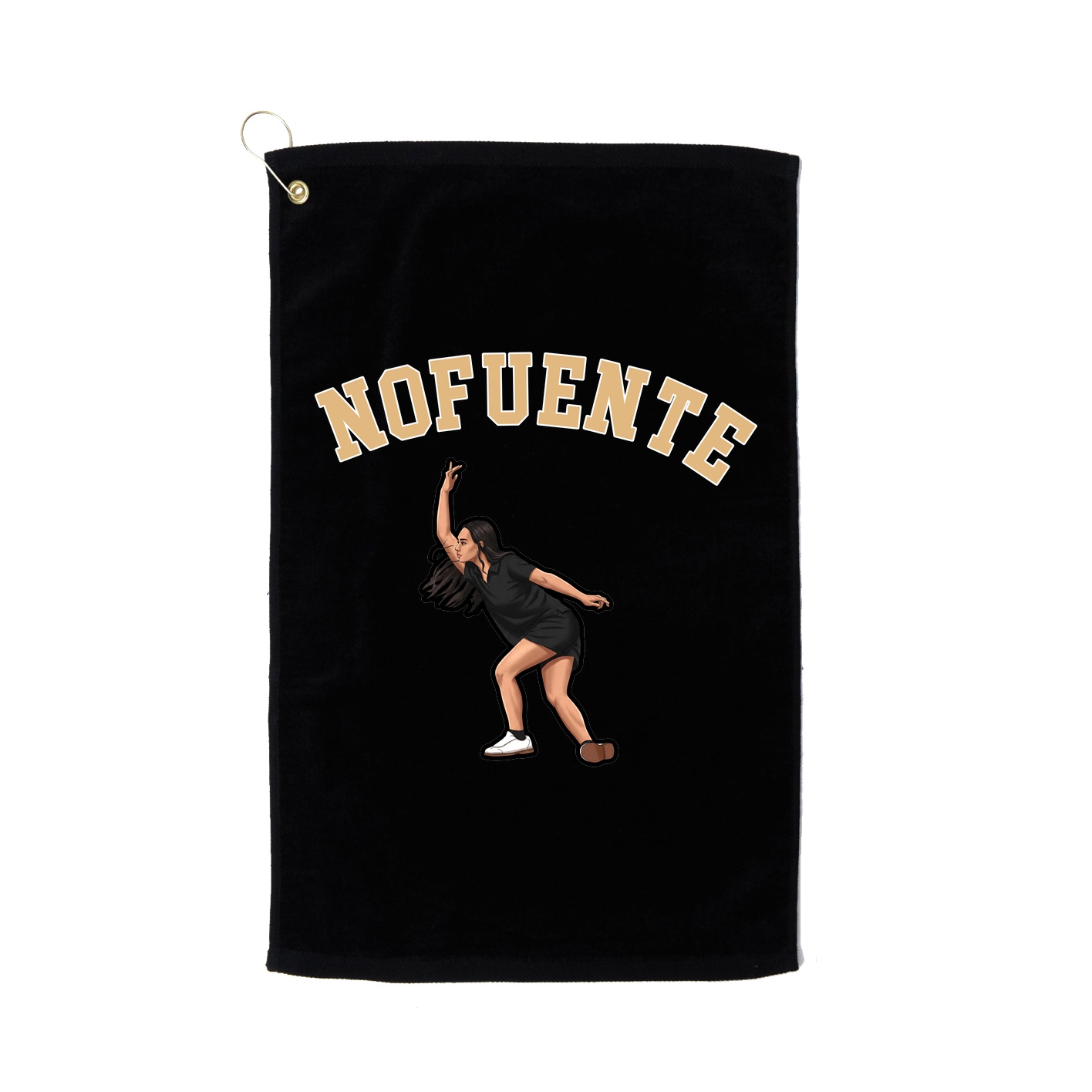 Golf Towel — Shirsey Arch in Black