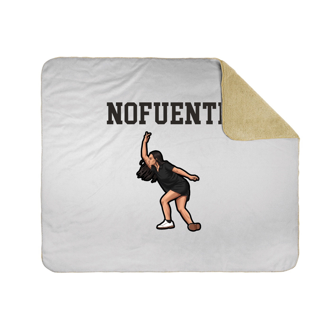 Throw Blanket — Shirsey in White