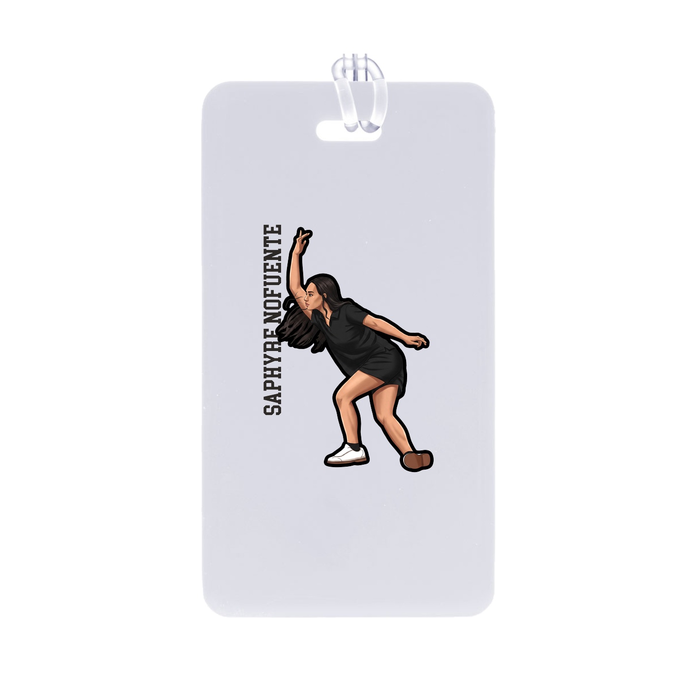 Bag Tag — Name Vertical in Classic