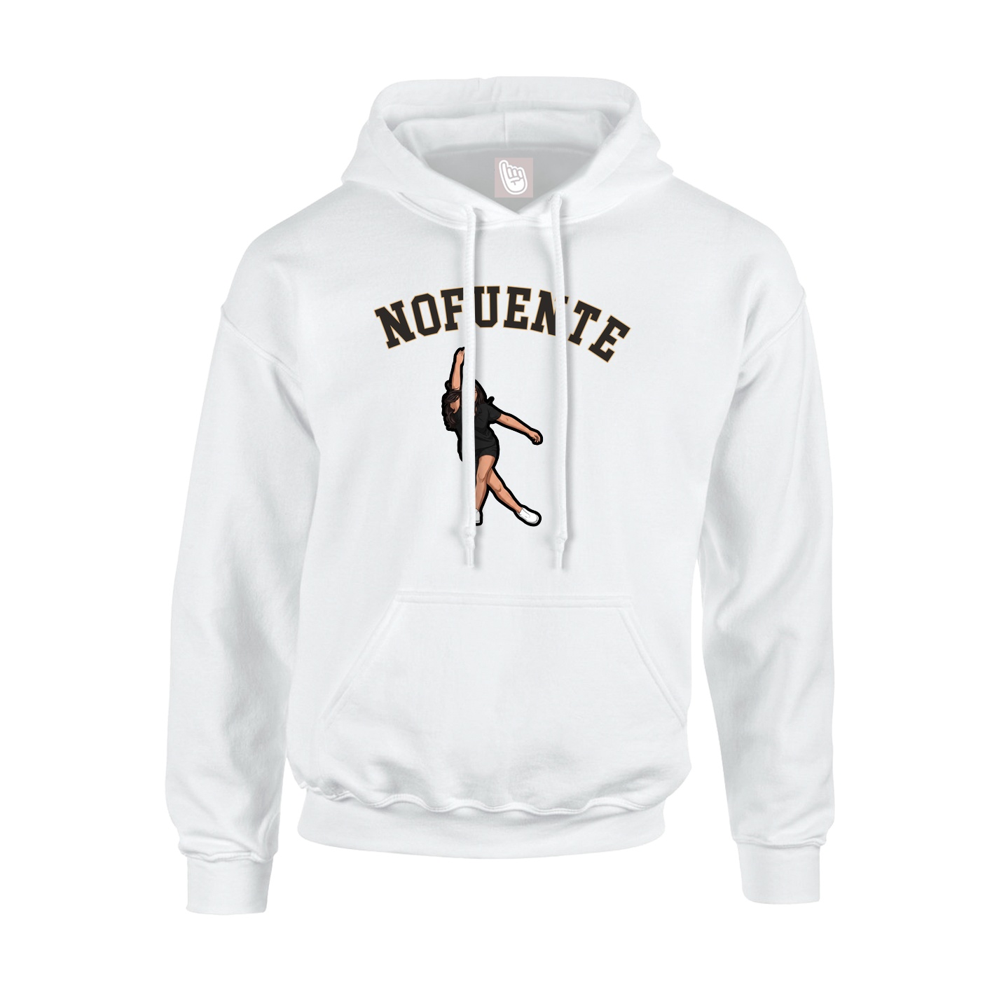 Youth Hoodie — Shirsey Arch in White