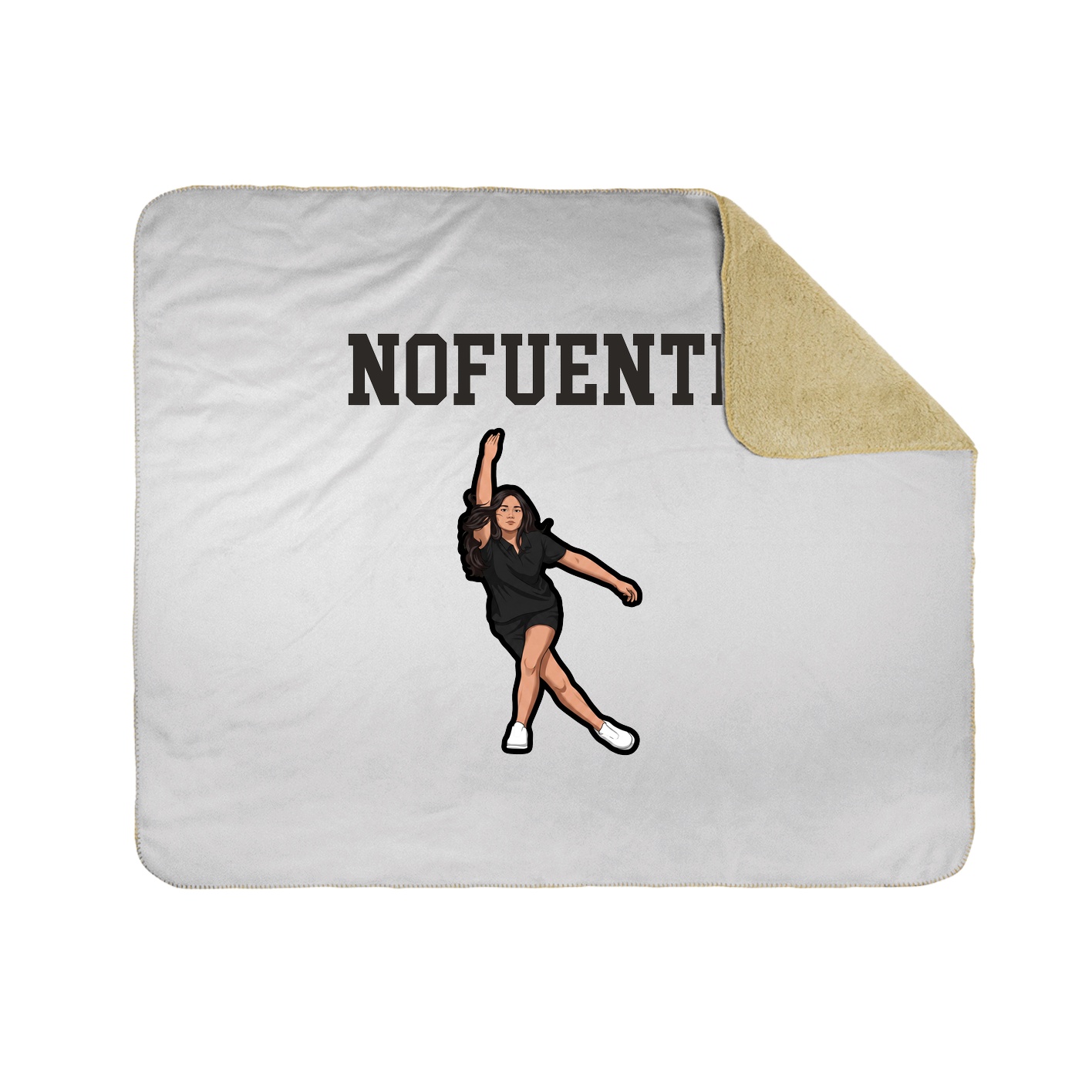 Throw Blanket — Shirsey in White
