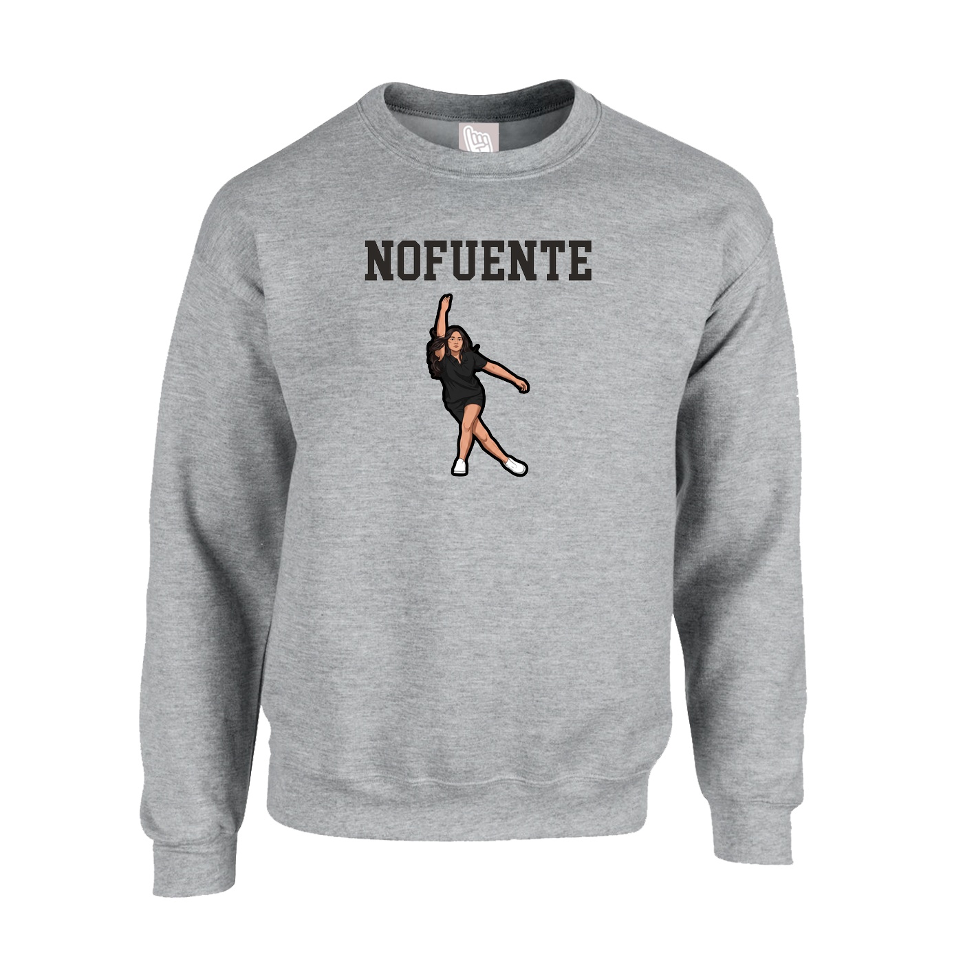 Fleece Crew — Shirsey in Grey