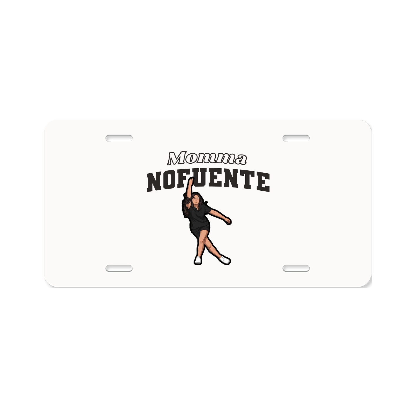 License Plate — Mothers Day Block in Classic