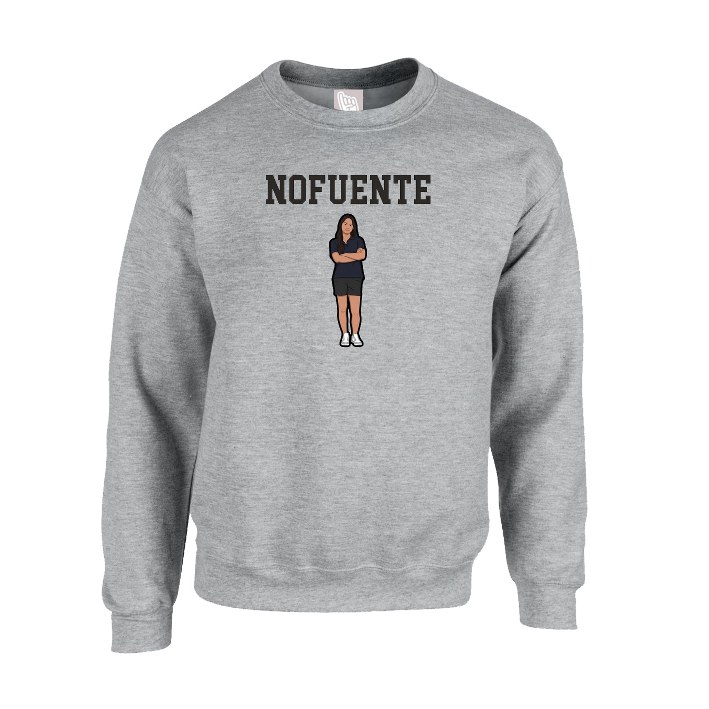 Fleece Crew — Shirsey in Grey