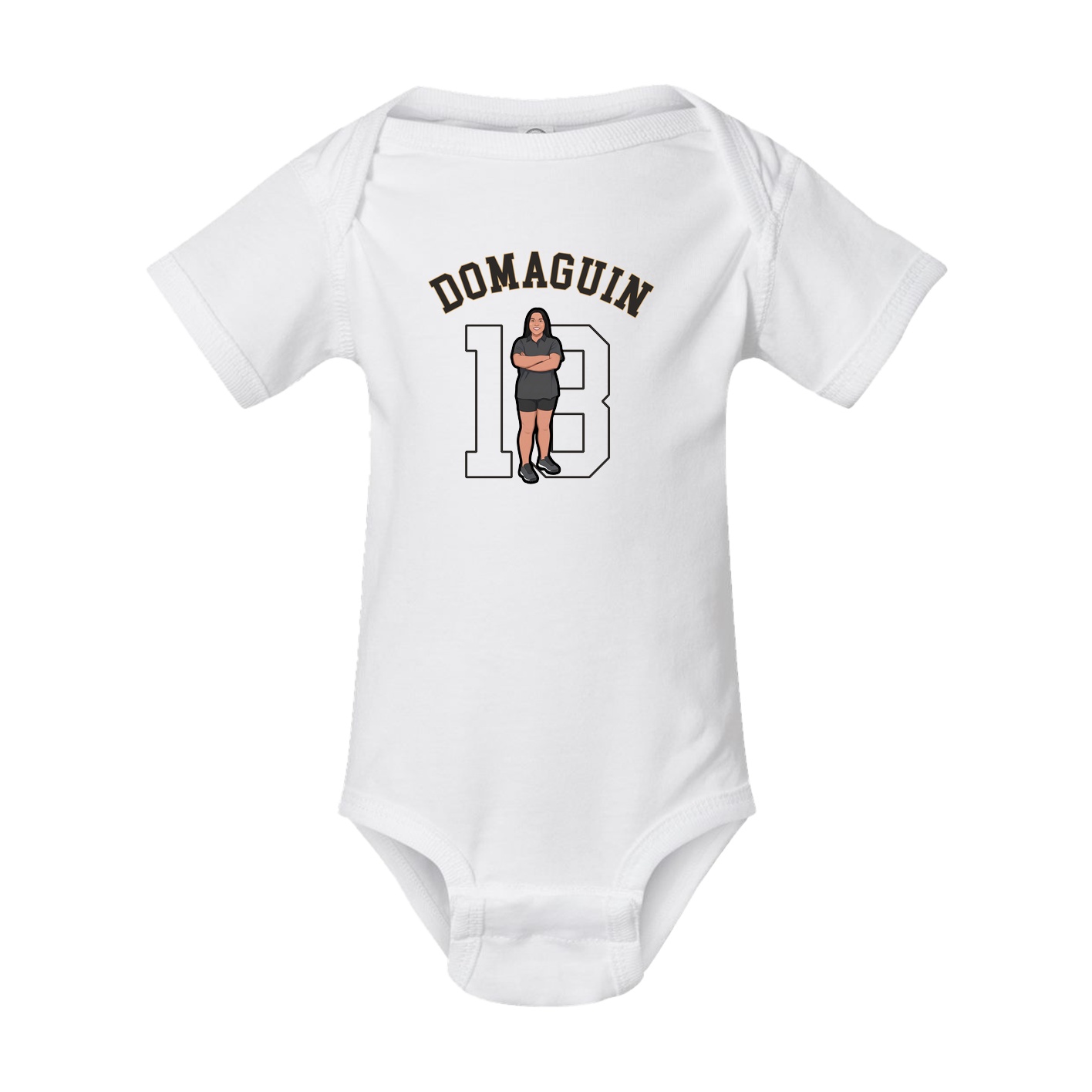 Baby Onesie — Shirsey Arch in White