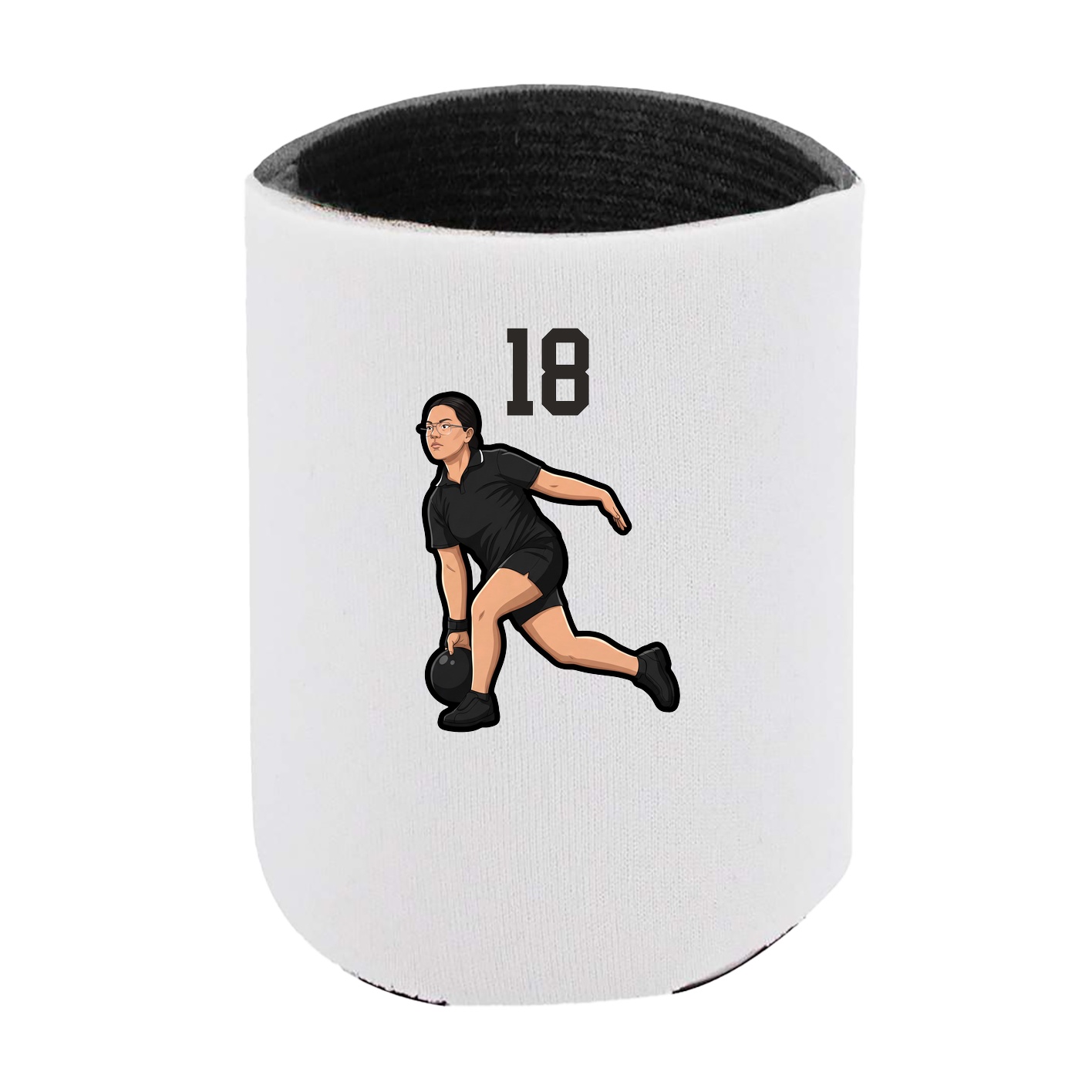 Can Holder — Number Top in White