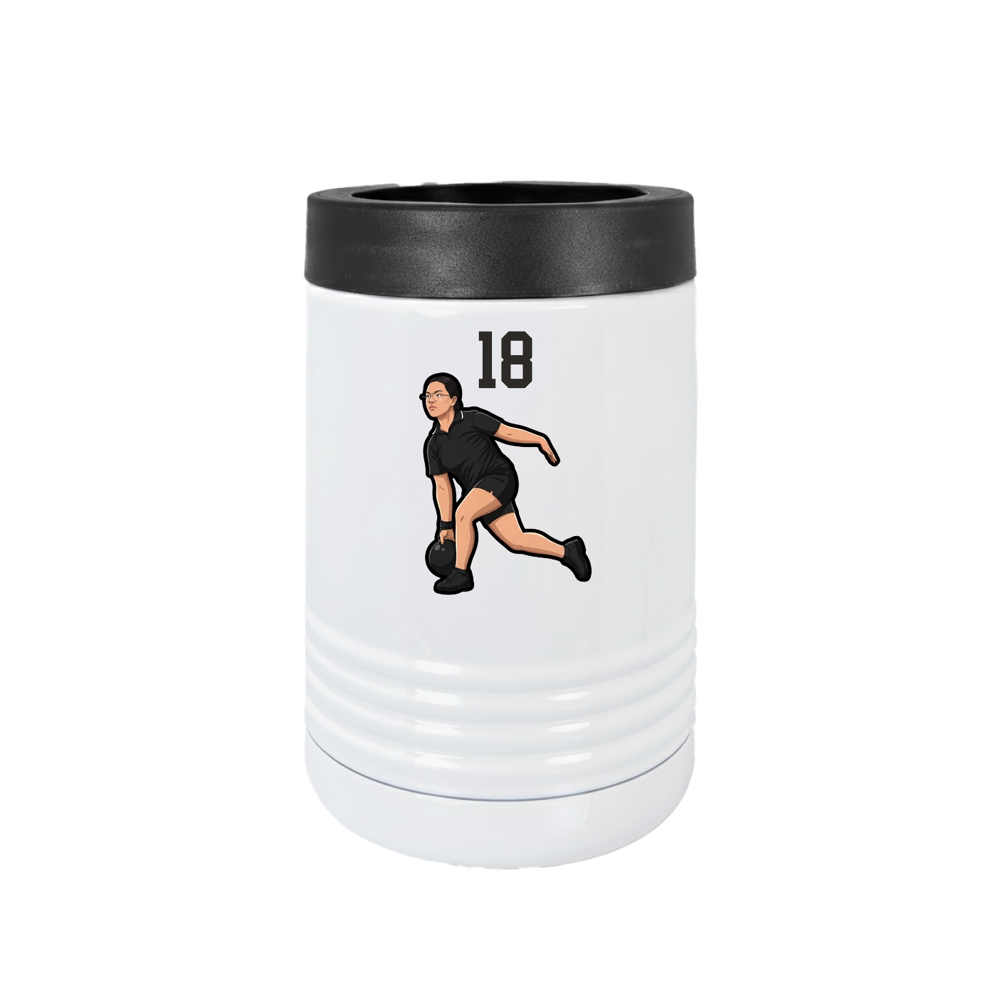 Beverage Holder — Number Top in White