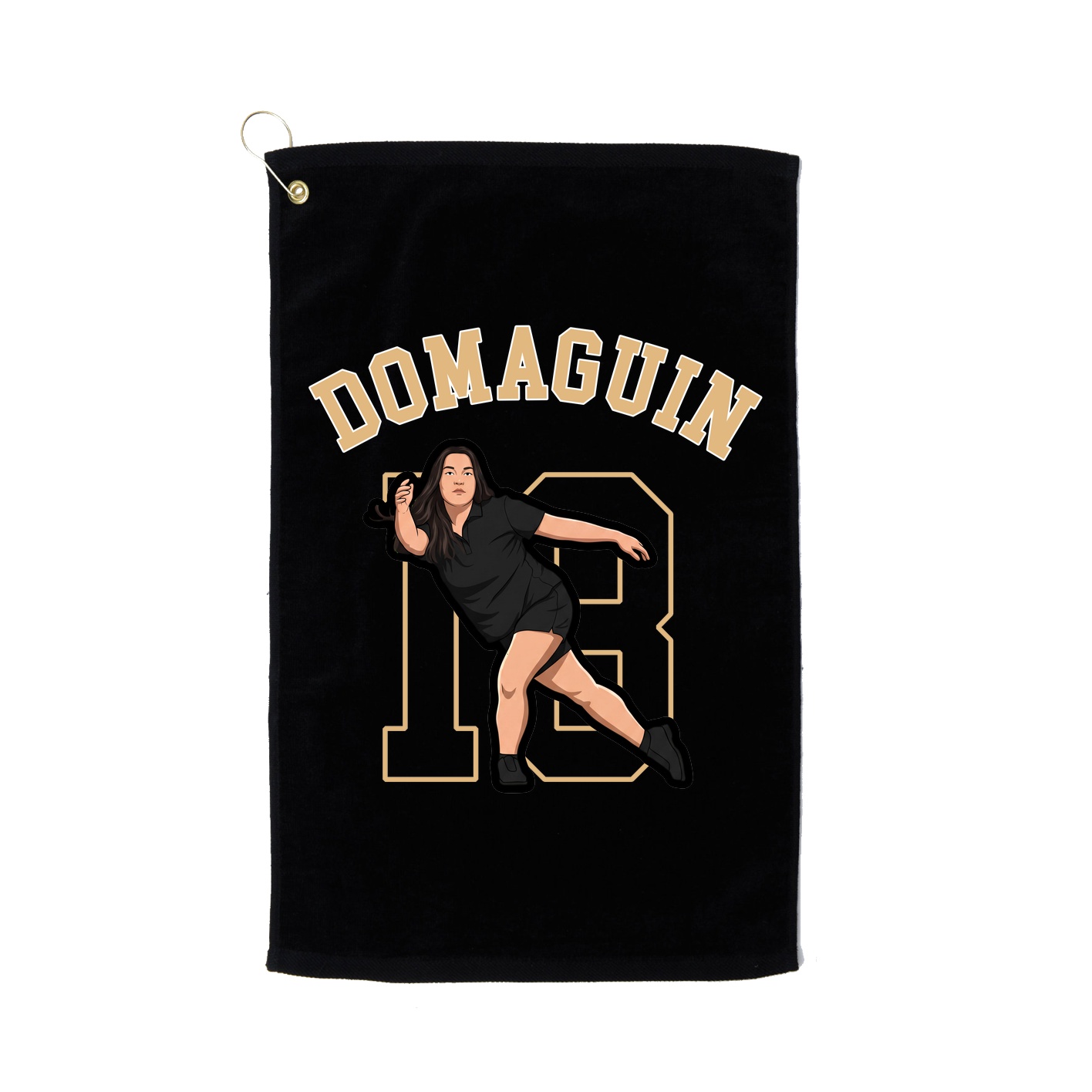 Golf Towel — Shirsey Arch in Black