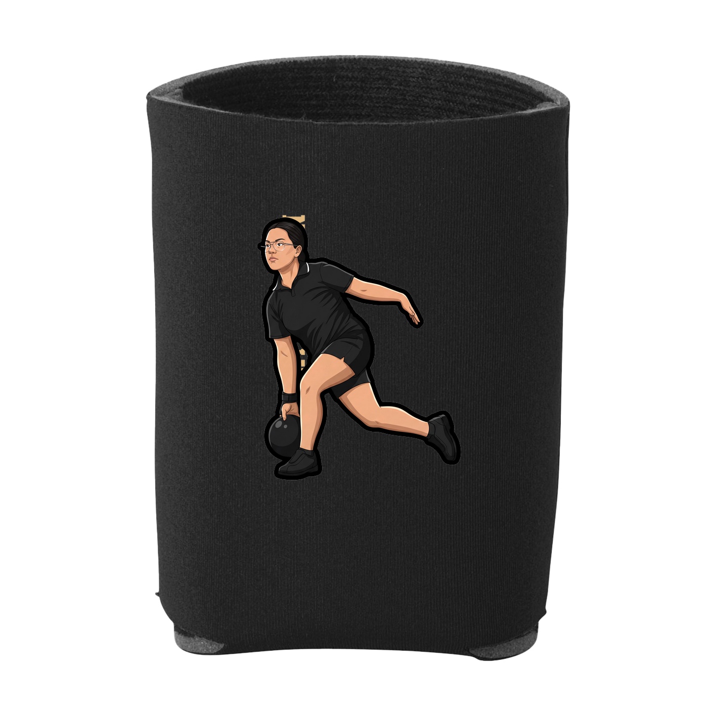 Can Holder — Name Vertical in Black