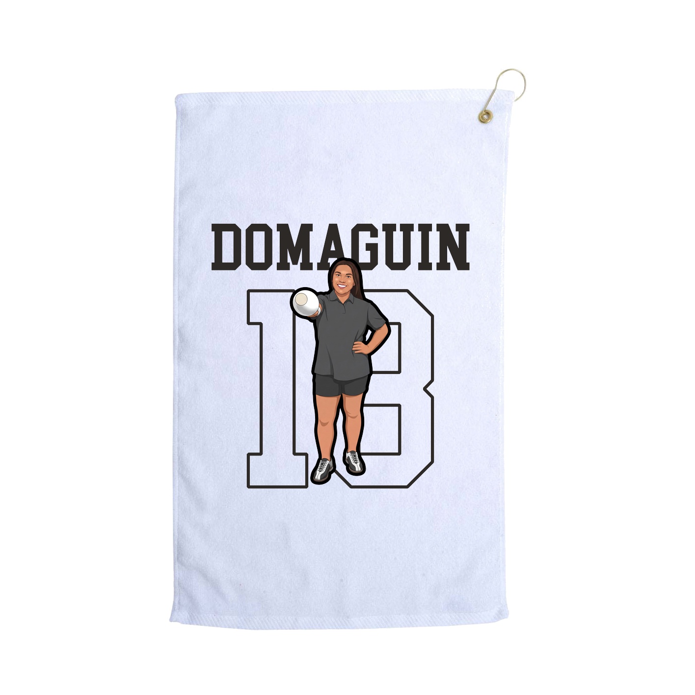 Golf Towel — Shirsey in White