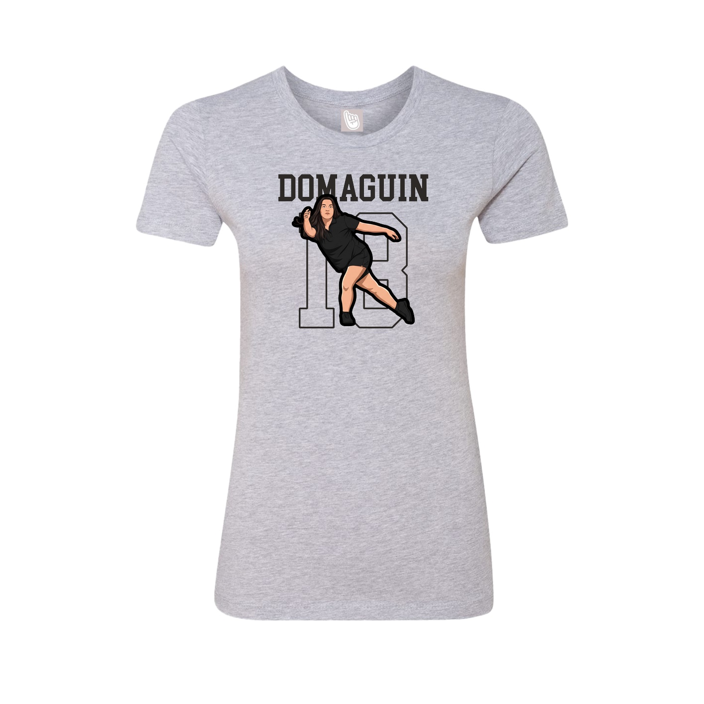 Fitted Women's Tee — Shirsey in Grey