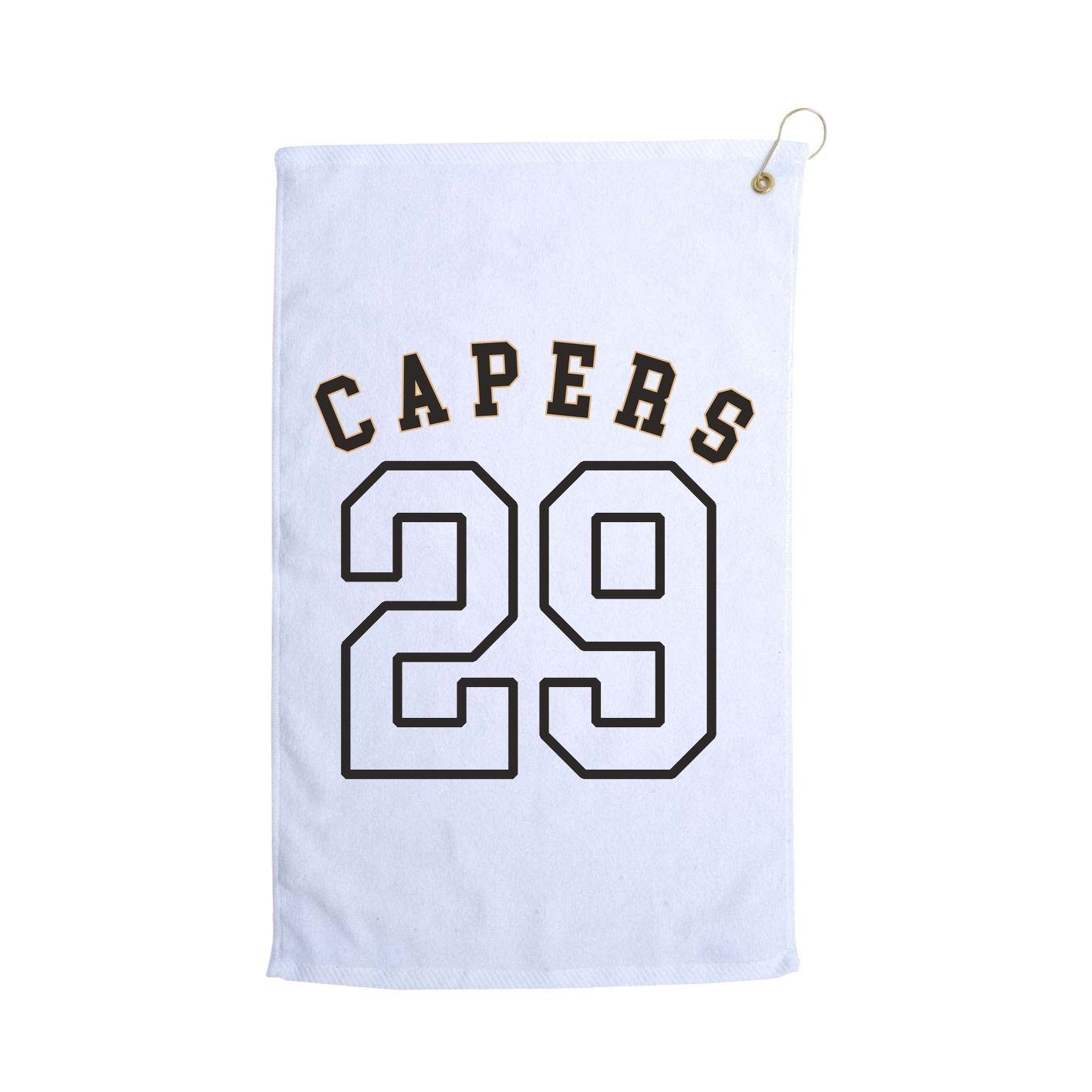 Golf Towel — Shirsey Arch in White