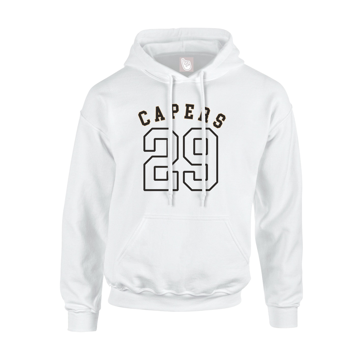 Youth Hoodie — Shirsey Arch in White