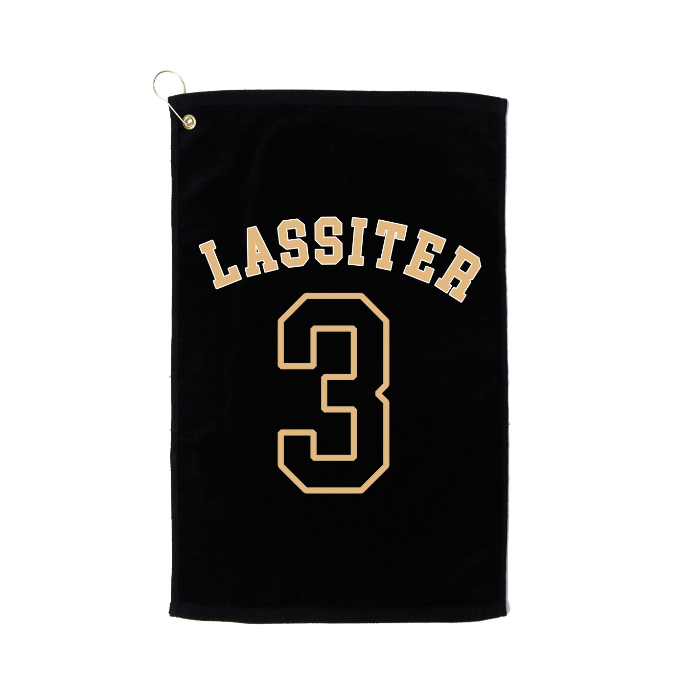 Golf Towel — Shirsey Arch in Black
