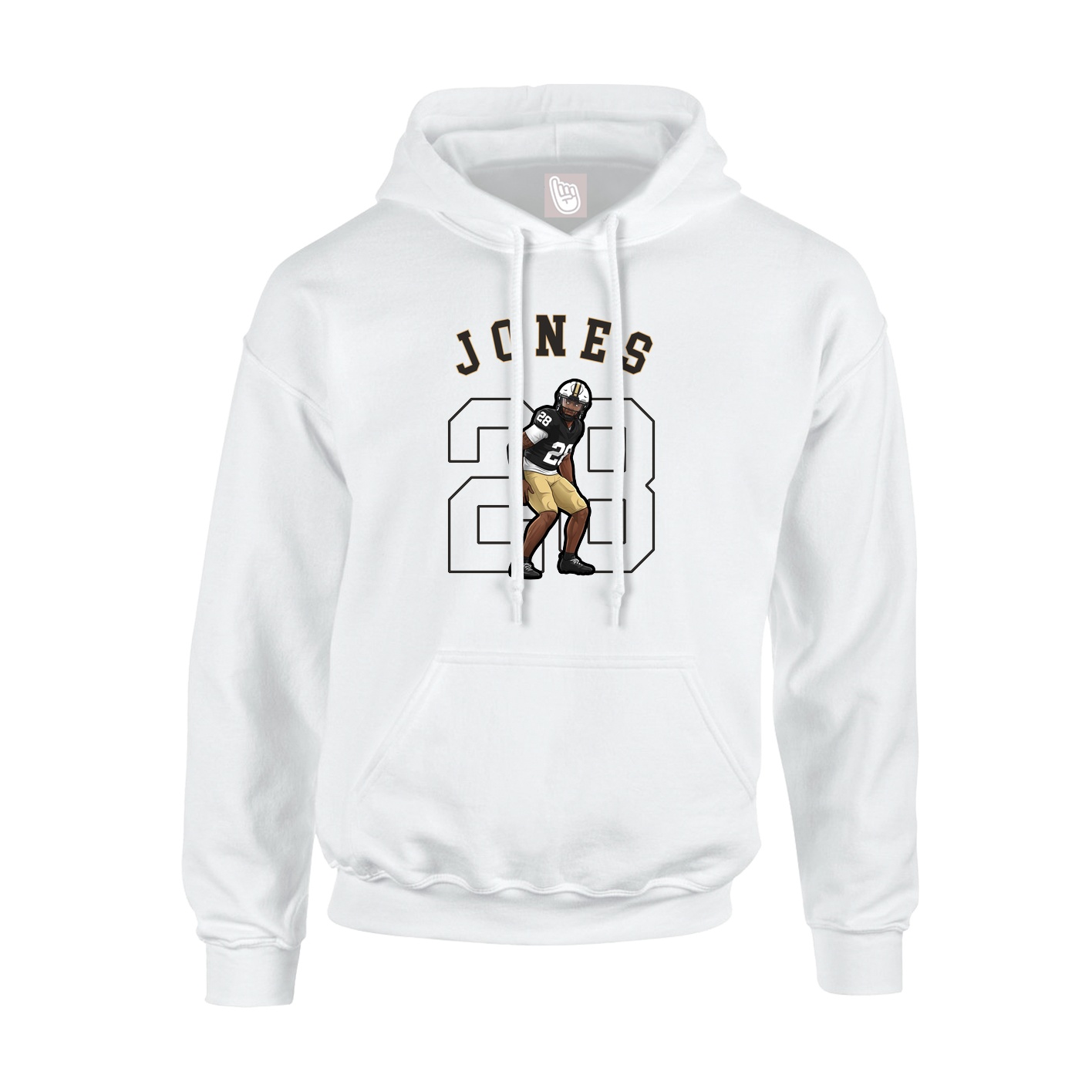 Youth Hoodie — Shirsey Arch in White