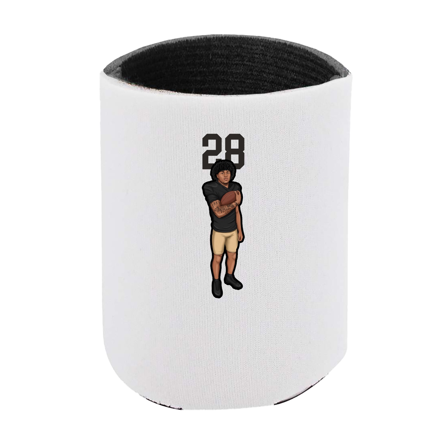 Can Holder — Number Top in White