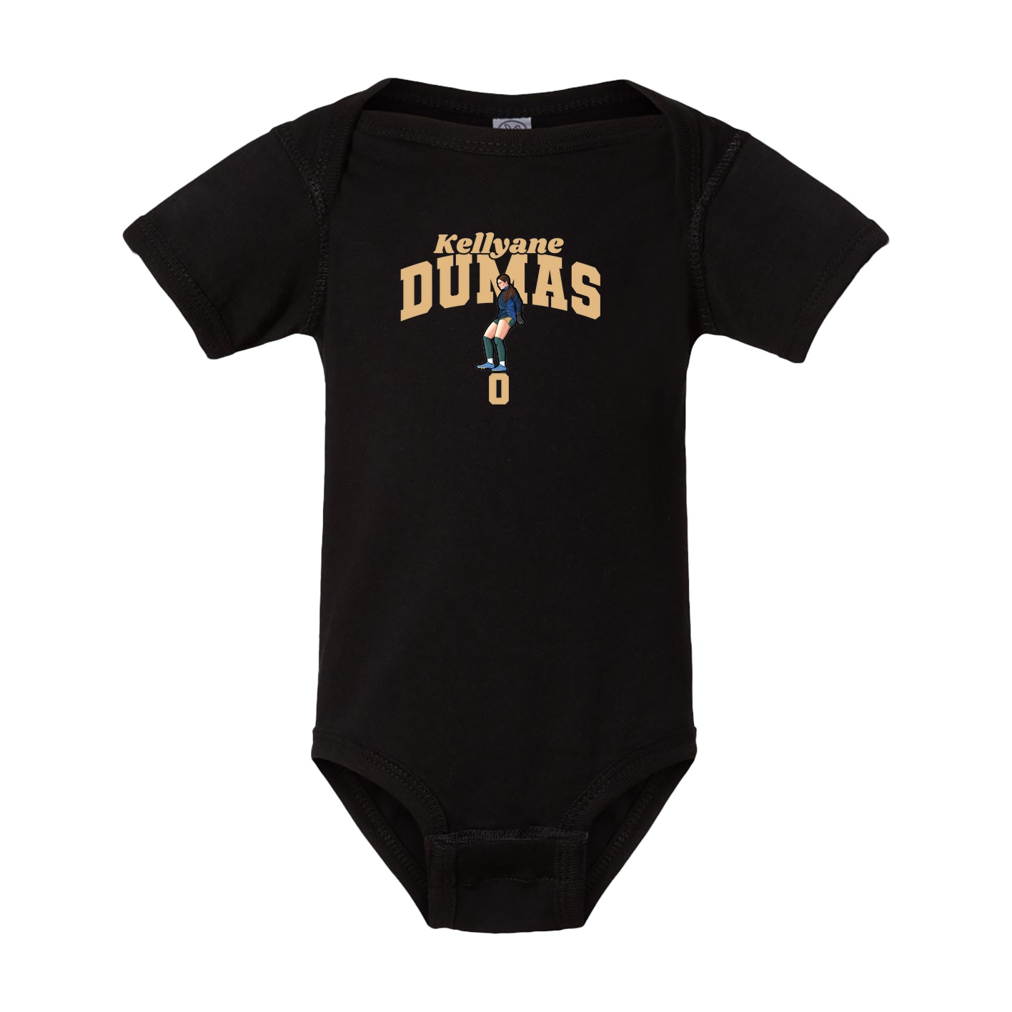 Baby Onesie — Signature Arch in Black