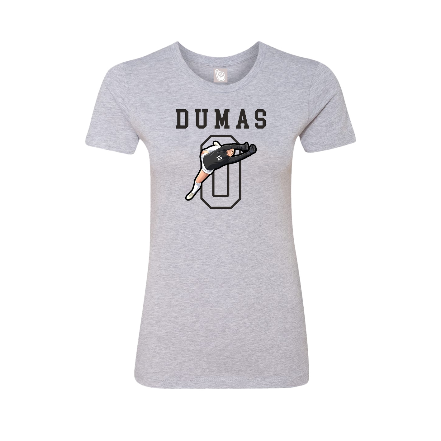 Fitted Women's Tee — Shirsey in Grey