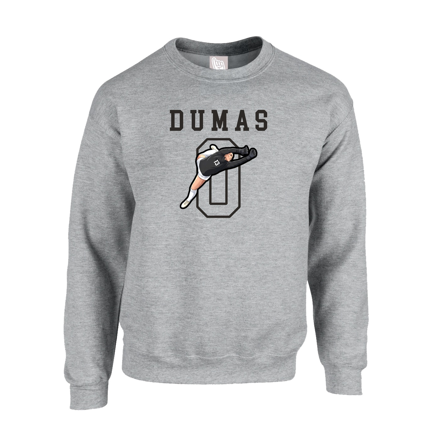Fleece Crew — Shirsey in Grey