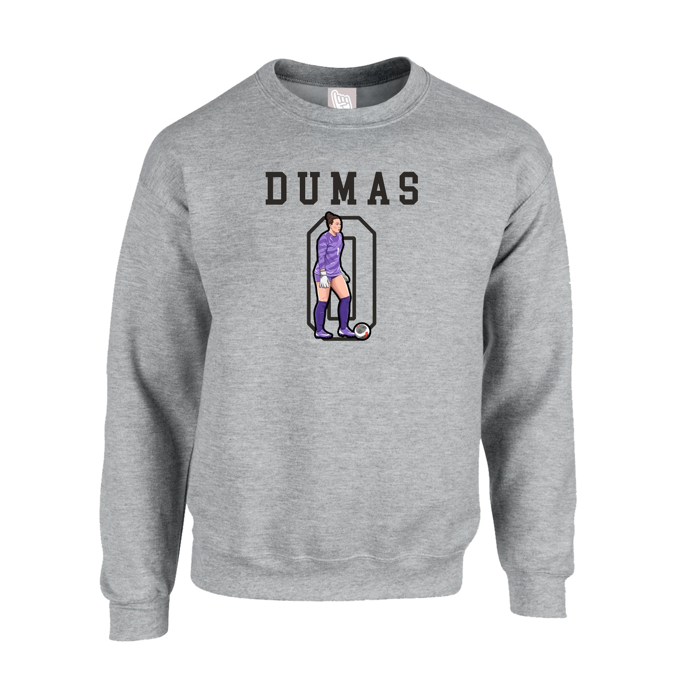 Fleece Crew — Shirsey in Grey