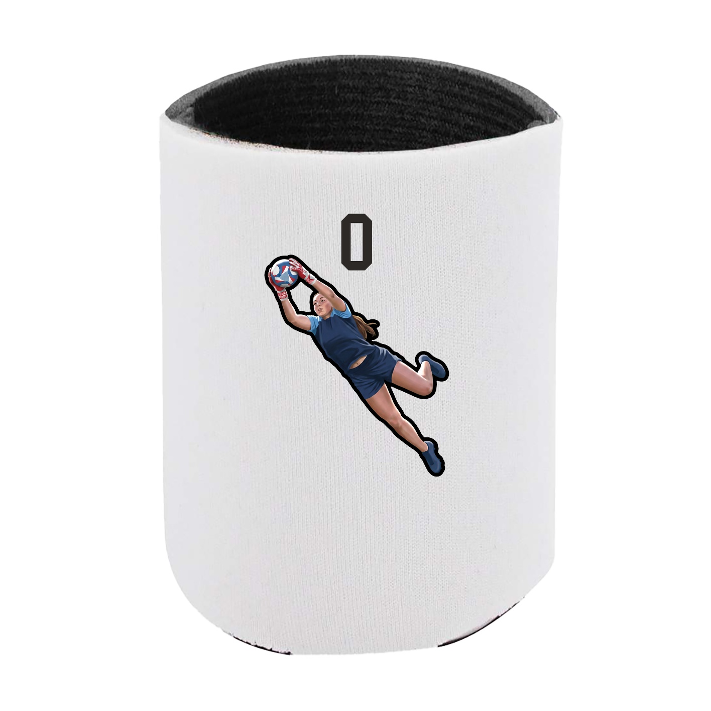 Can Holder — Number Top in White