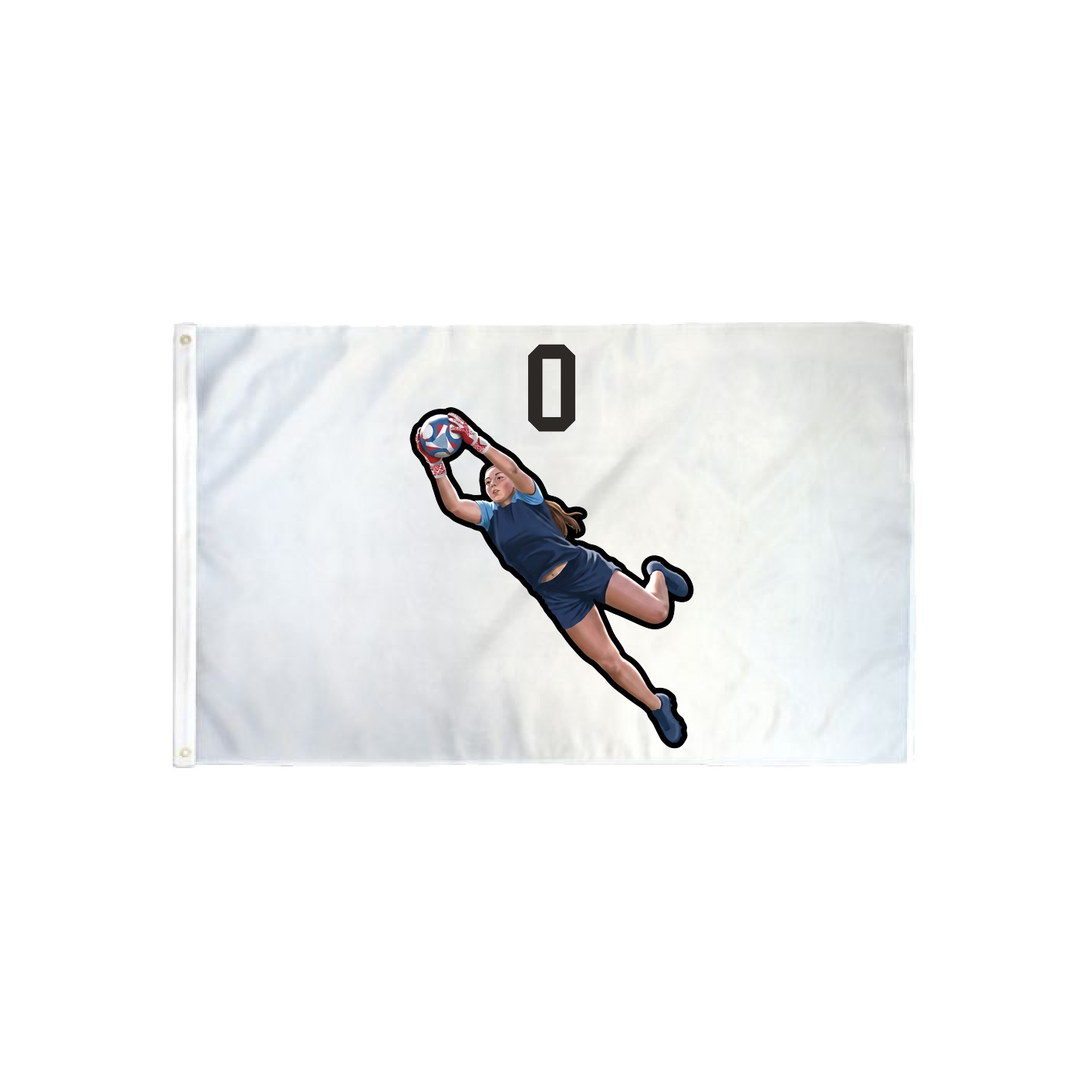 3x5 Flag — Number Top in Classic