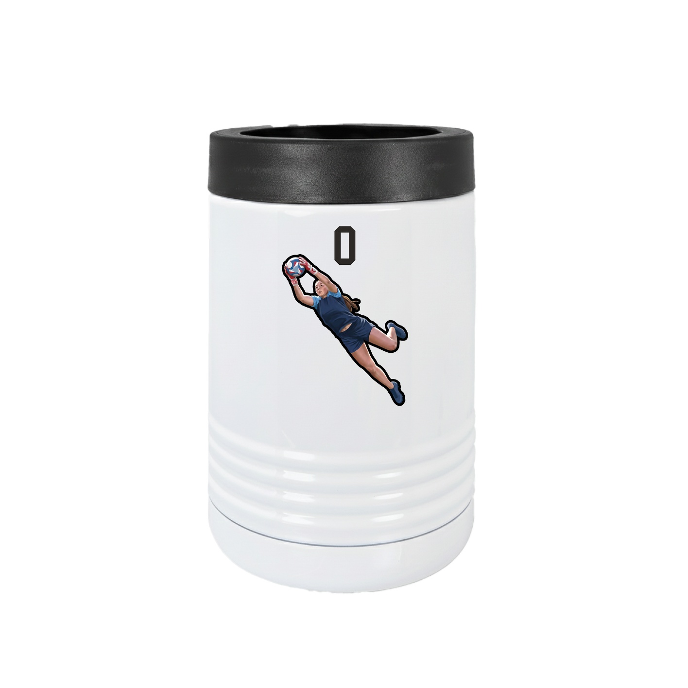 Beverage Holder — Number Top in White