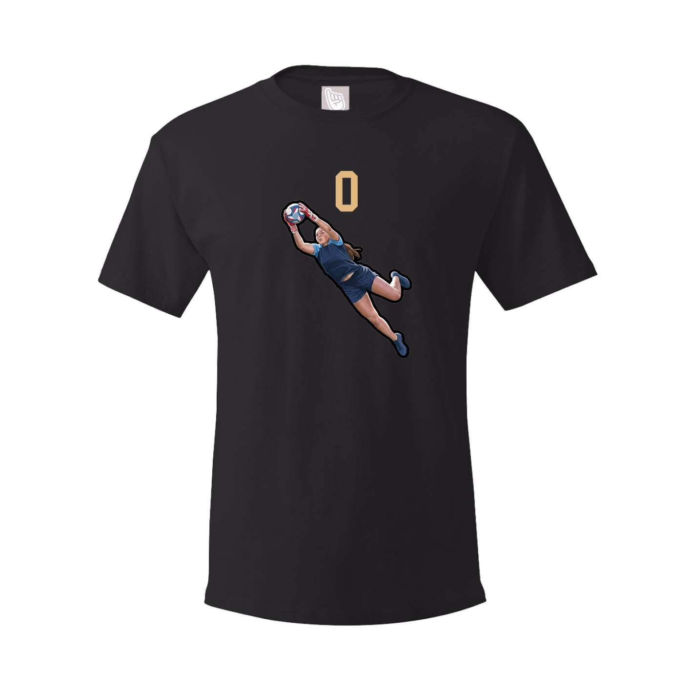 Tee — Number Top in Black