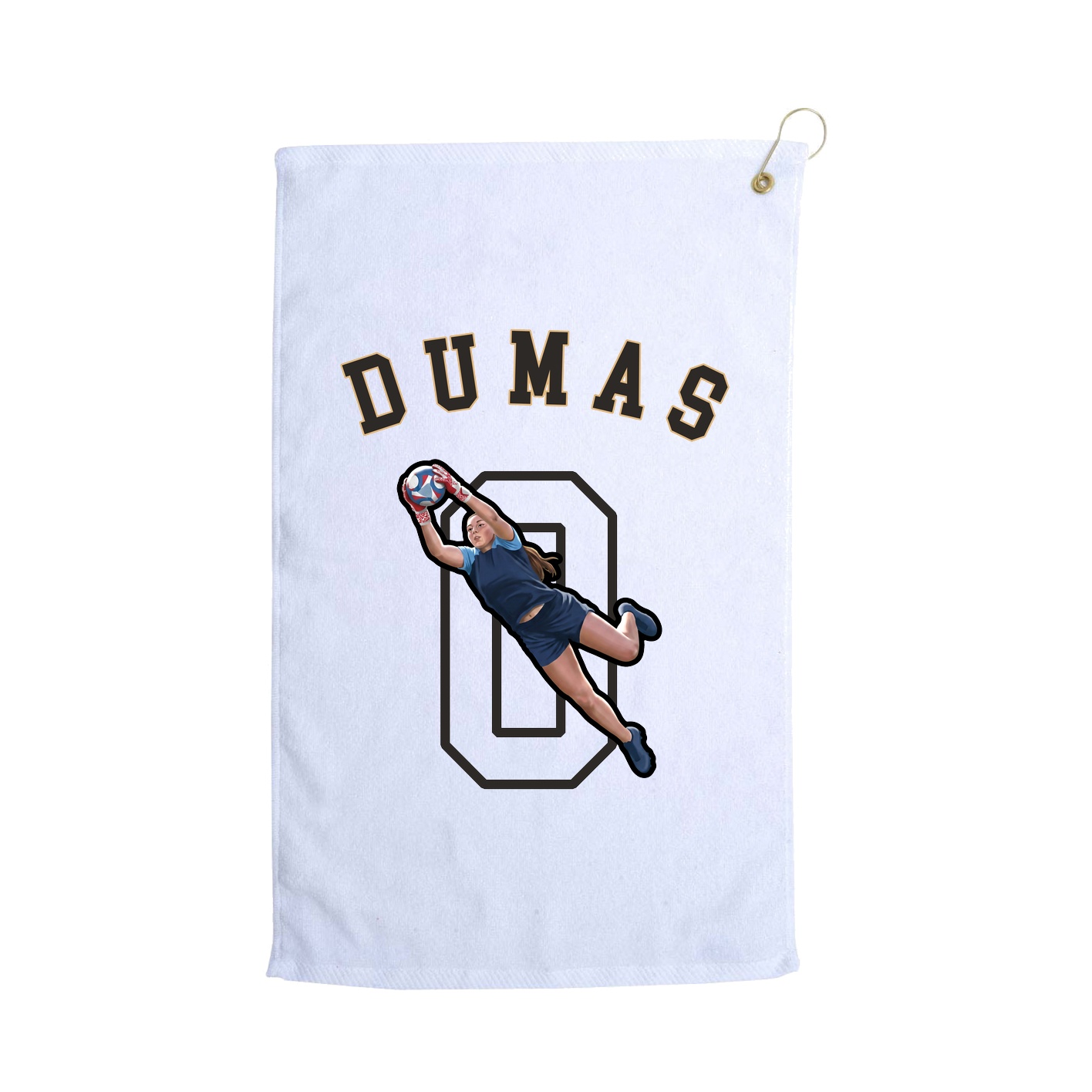 Golf Towel — Shirsey Arch in White