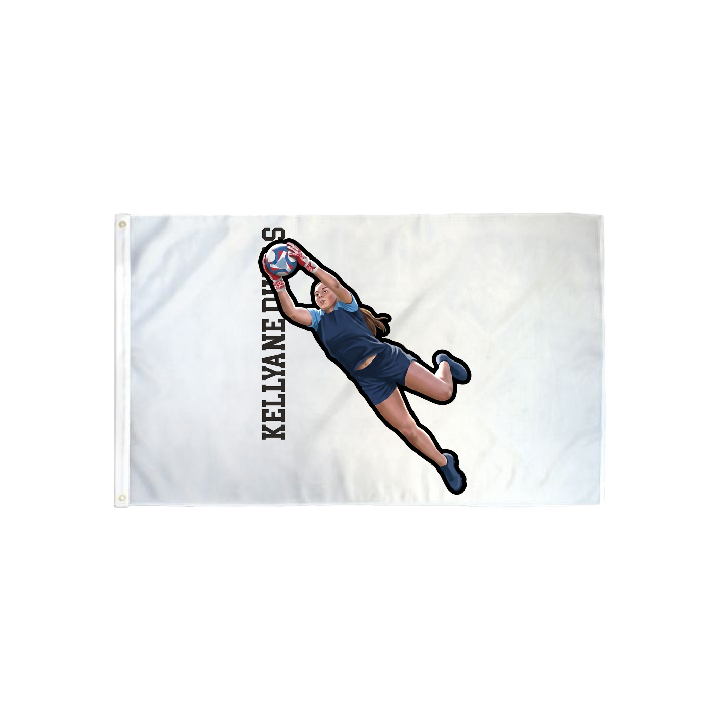 3x5 Flag — Name Vertical in Classic