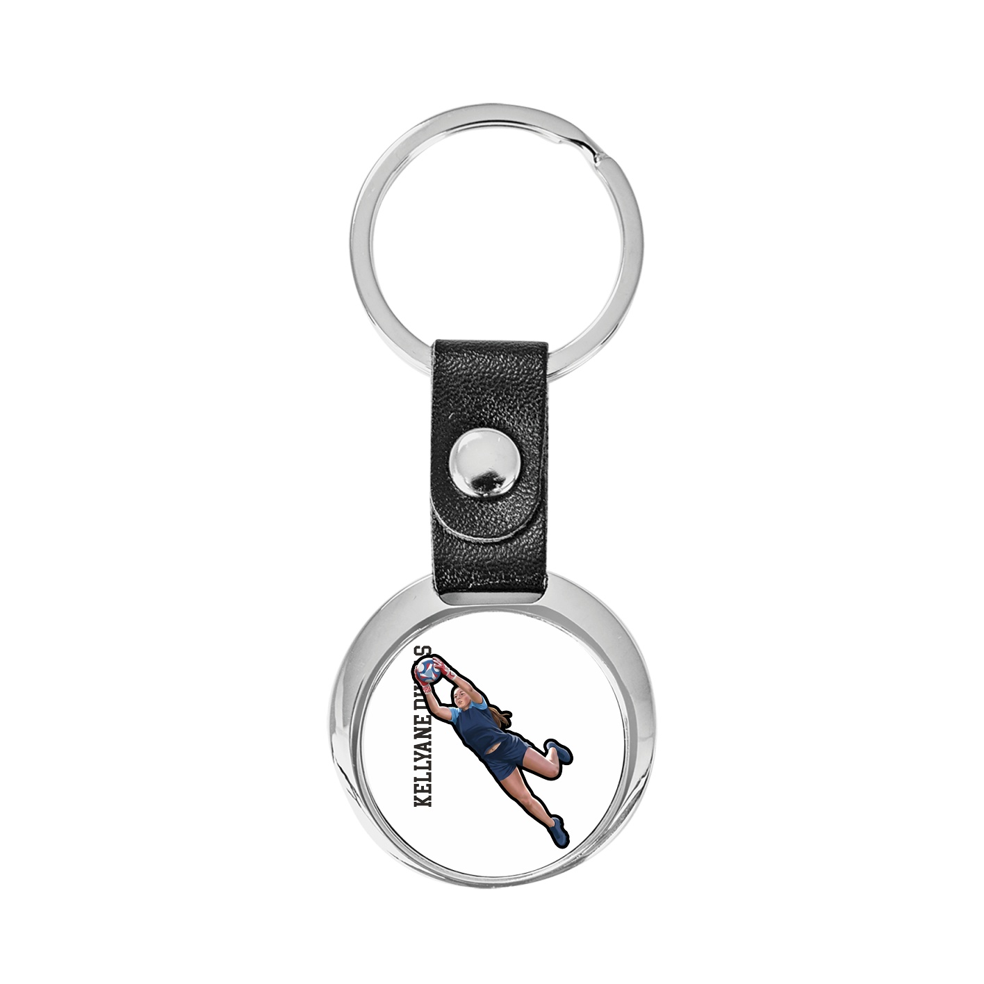 Key Chain — Name Vertical in Classic