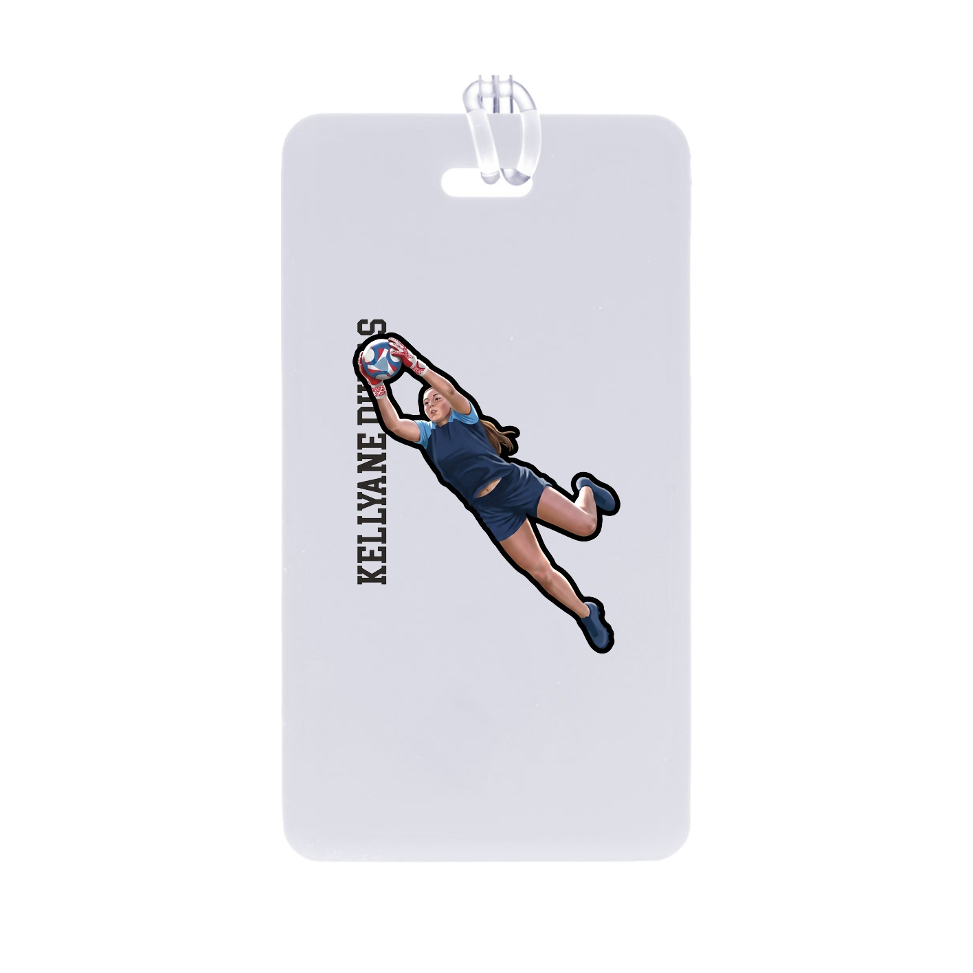 Bag Tag — Name Vertical in Classic